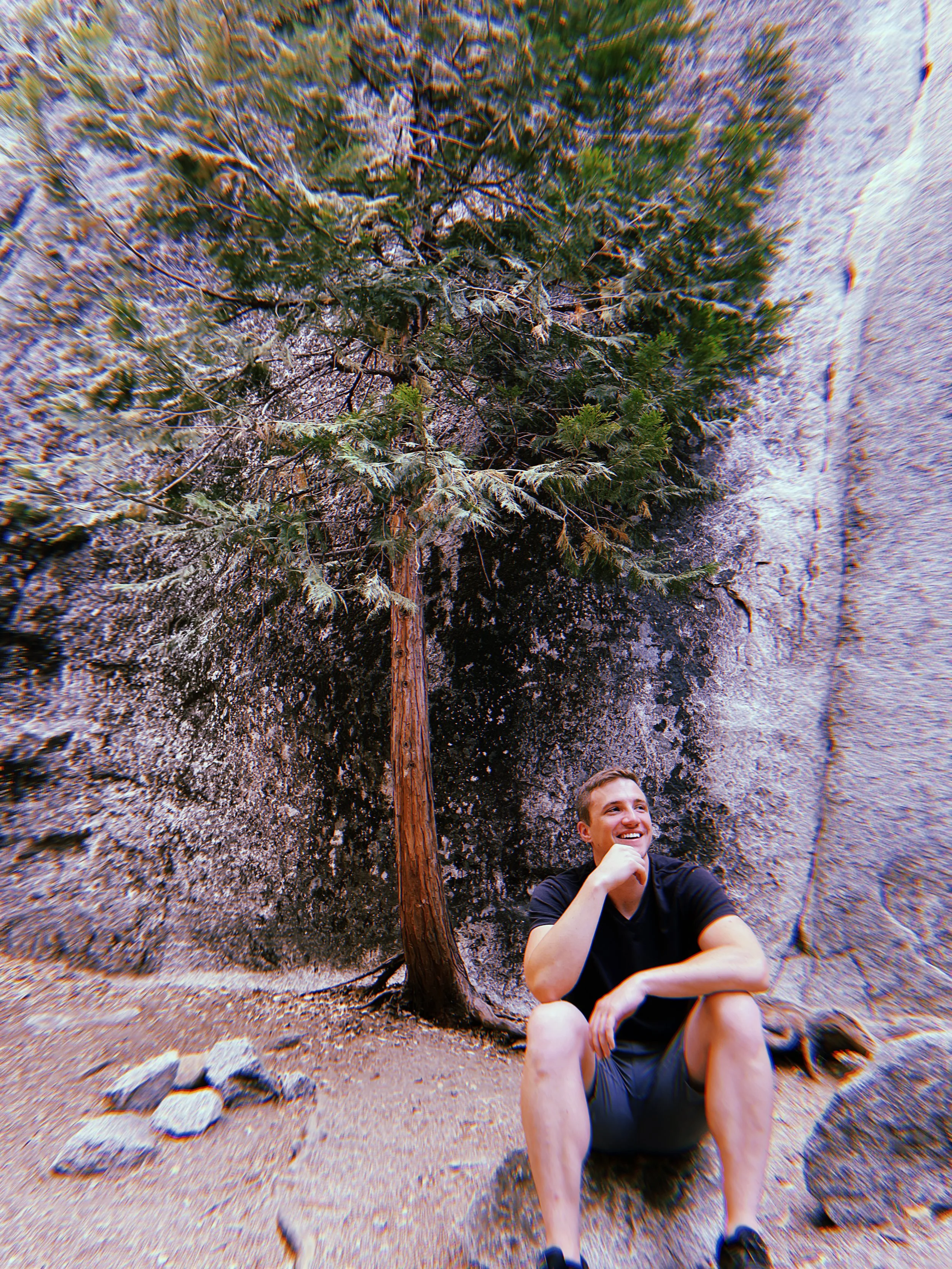 Thomas J. Fewer at a national park during a break at an academic speaking engagement.