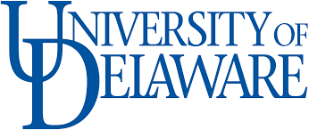 University of Delaware logo, where Thomas J. Fewer presented on business and politics.