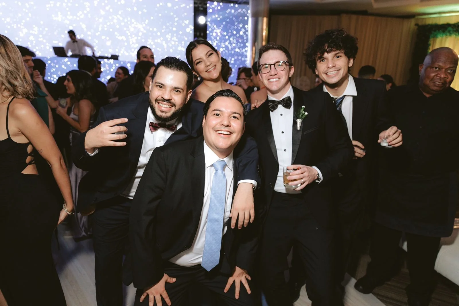 Thomas J. Fewer at a black tie formal academic event.