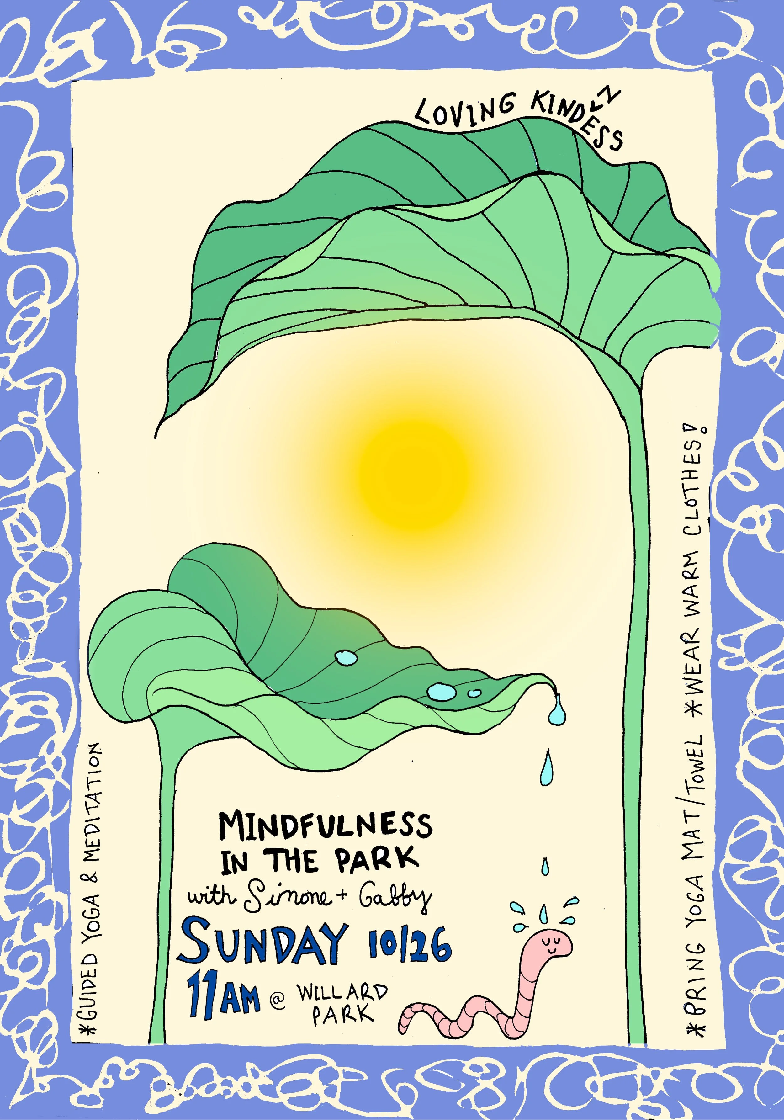 Mindfulness in the Park flyer 
