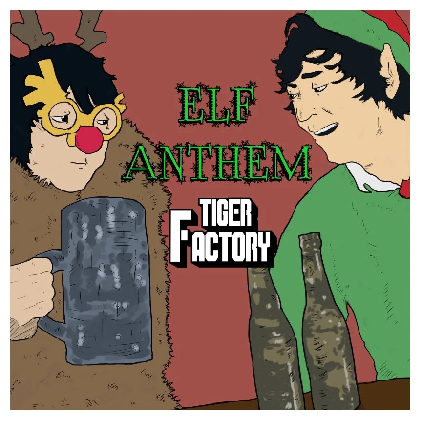 2015 | Tiger Factory | Elf Anthem - Single [Illustration & Design by David Flamm]