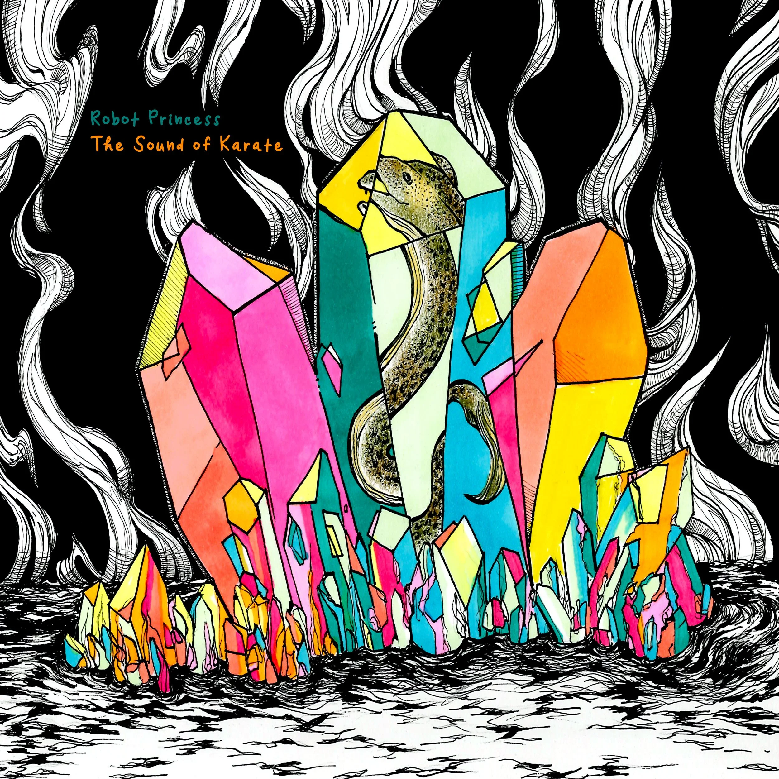 2025 | Robot Princess | The Sound of Karate - LP [Illustration by Em Scott, Design by David Flamm]