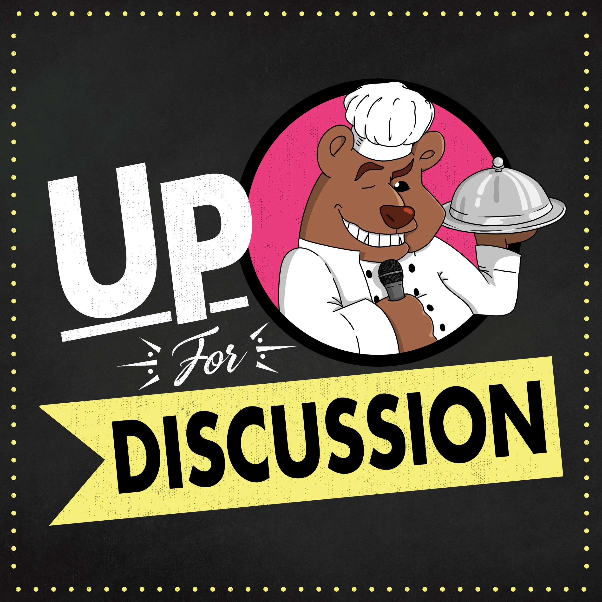 2020 | The Upford Network | Up For Discussion - Podcast [Illustration & Design by David Flamm]