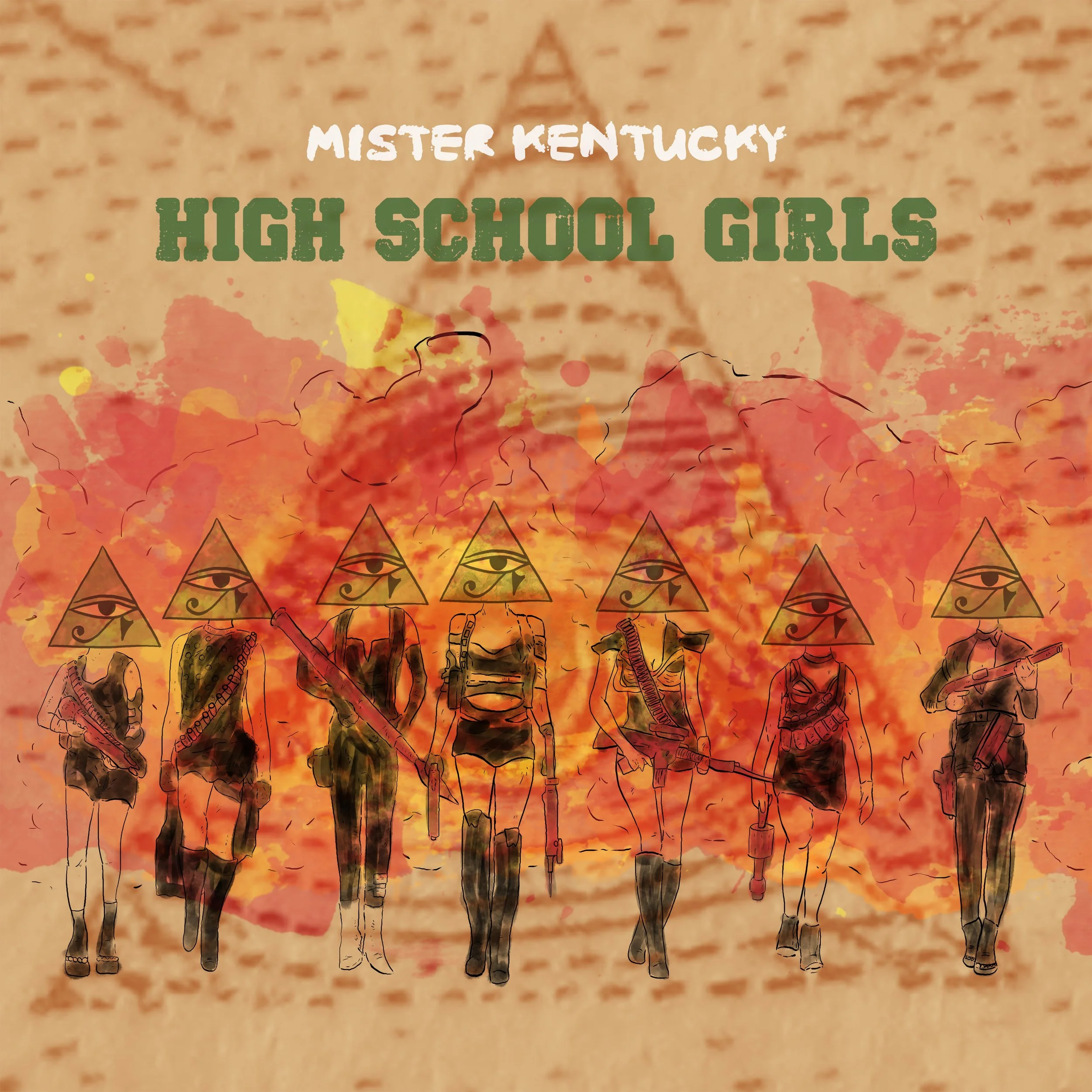 2018 | Mister Kentucky | High School Girls - Single [Illustration & Design by David Flamm]
