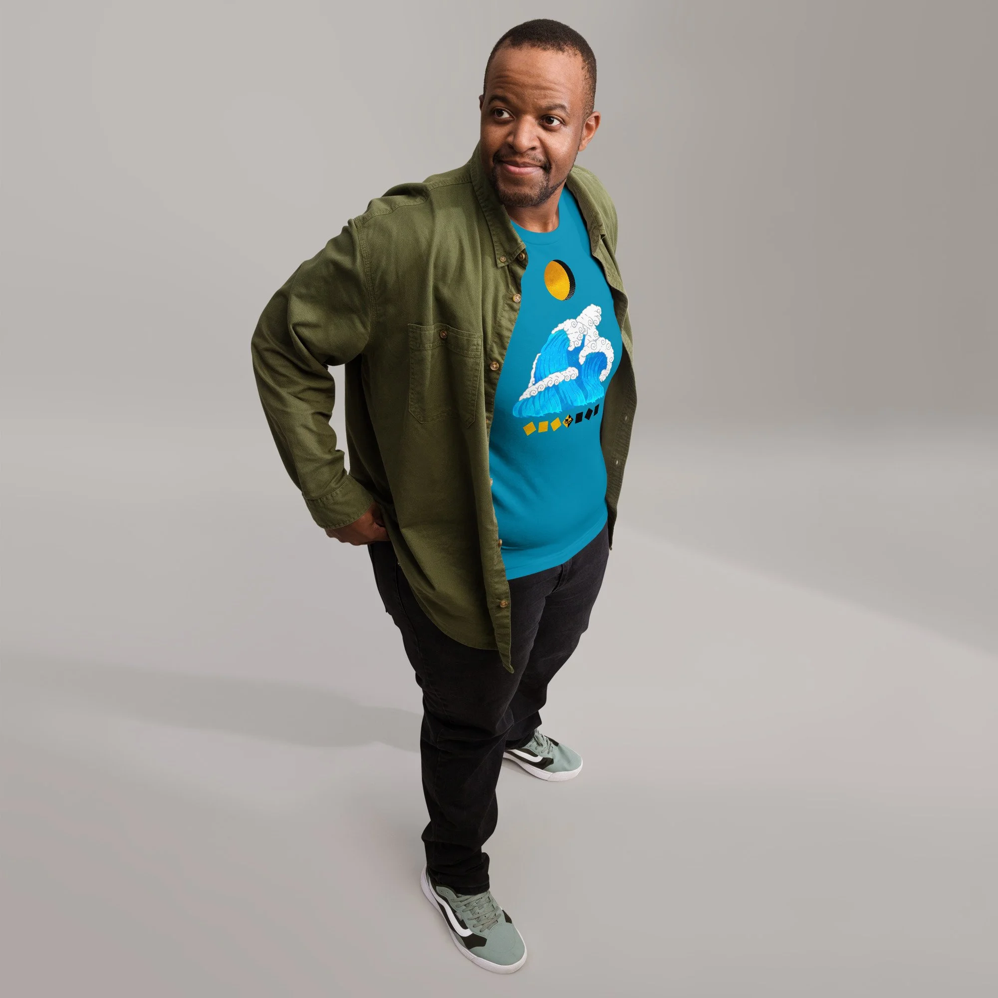 Wave Break_unisex-staple-t-shirt-aqua-front-6865acd59d325.jpg