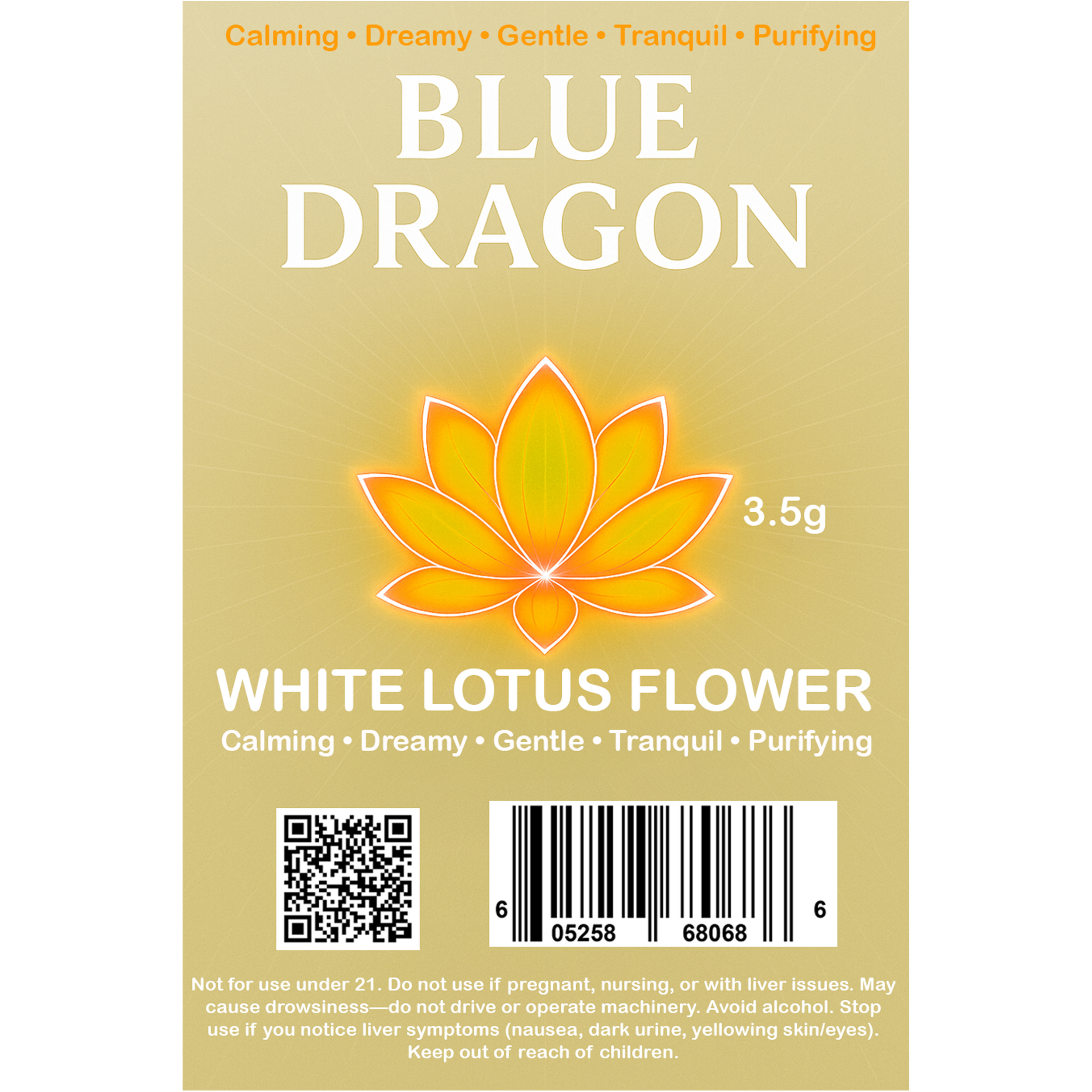 White Lotus Flower (3.5g)
