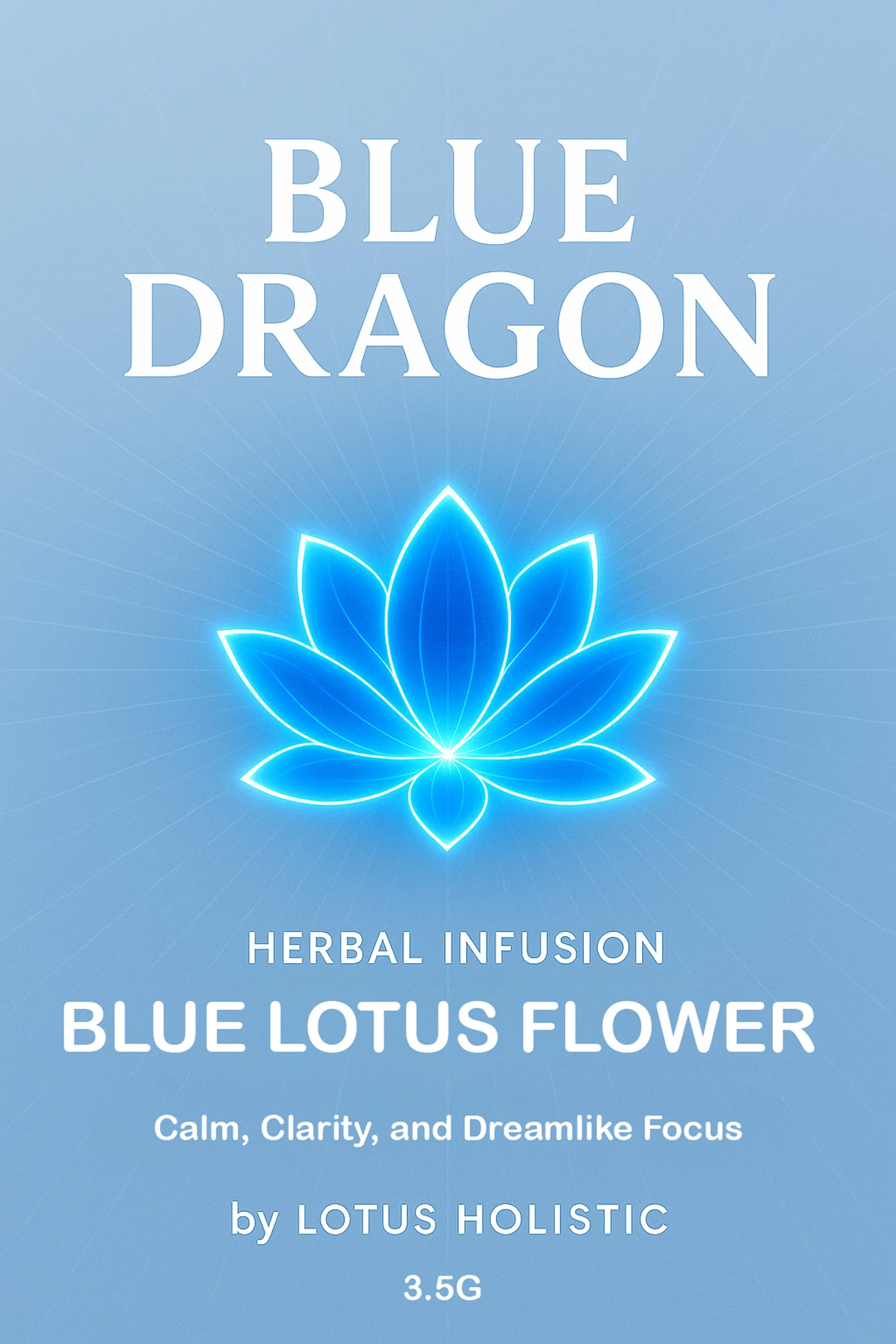 BLUE Lotus Flower  3.5G