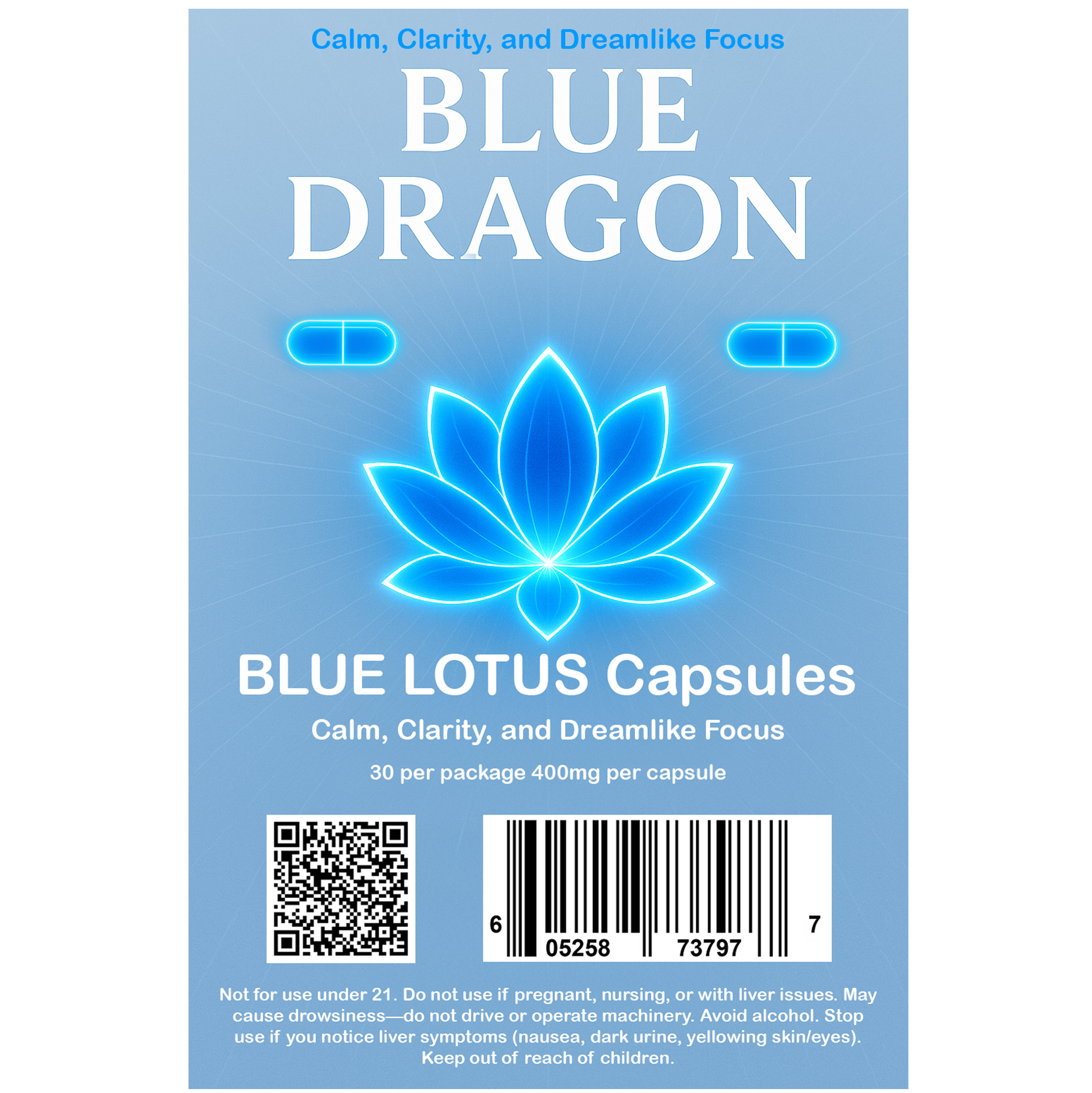 BLUE Lotus Capsules