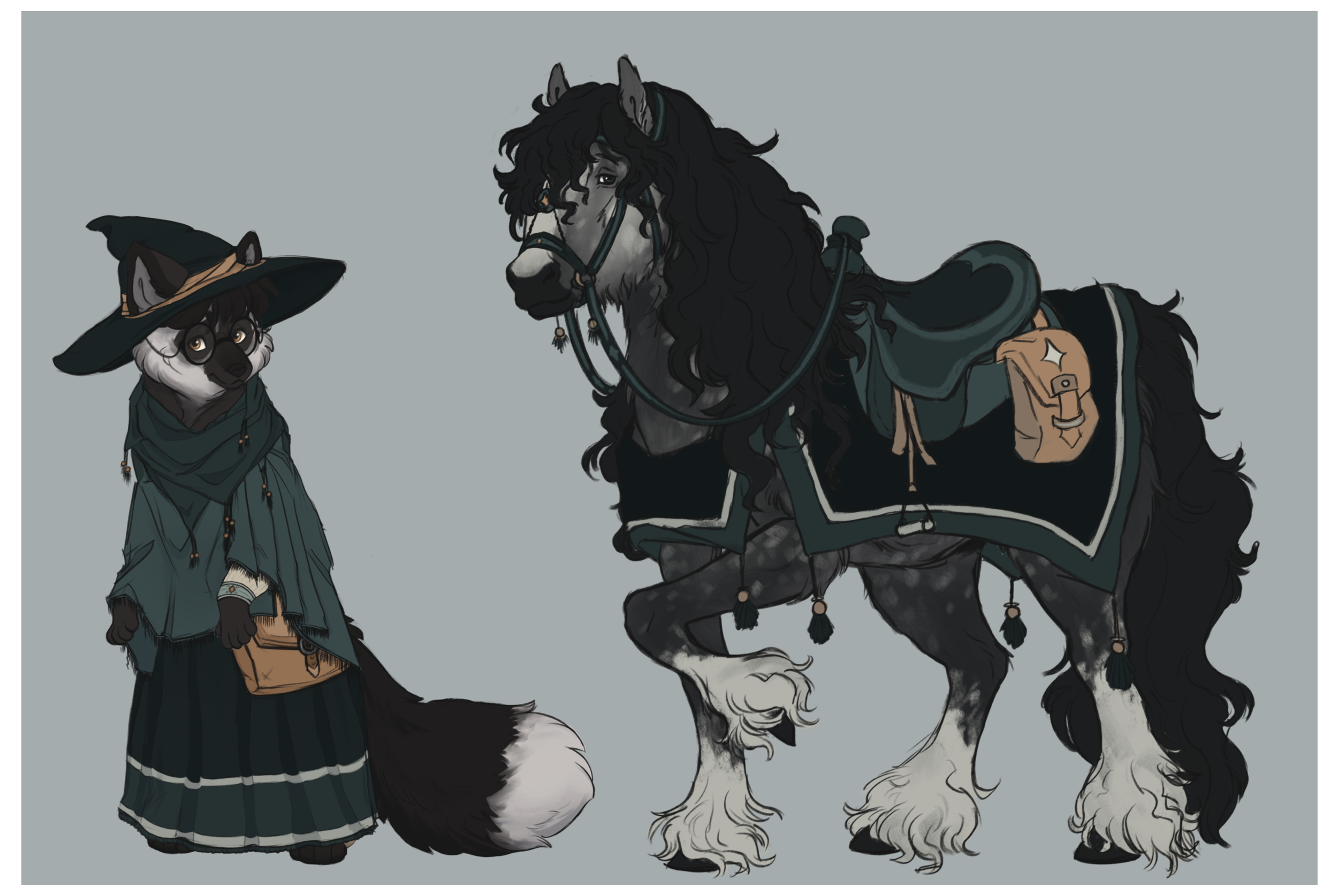 Wilhelmina and her horse Merlyn