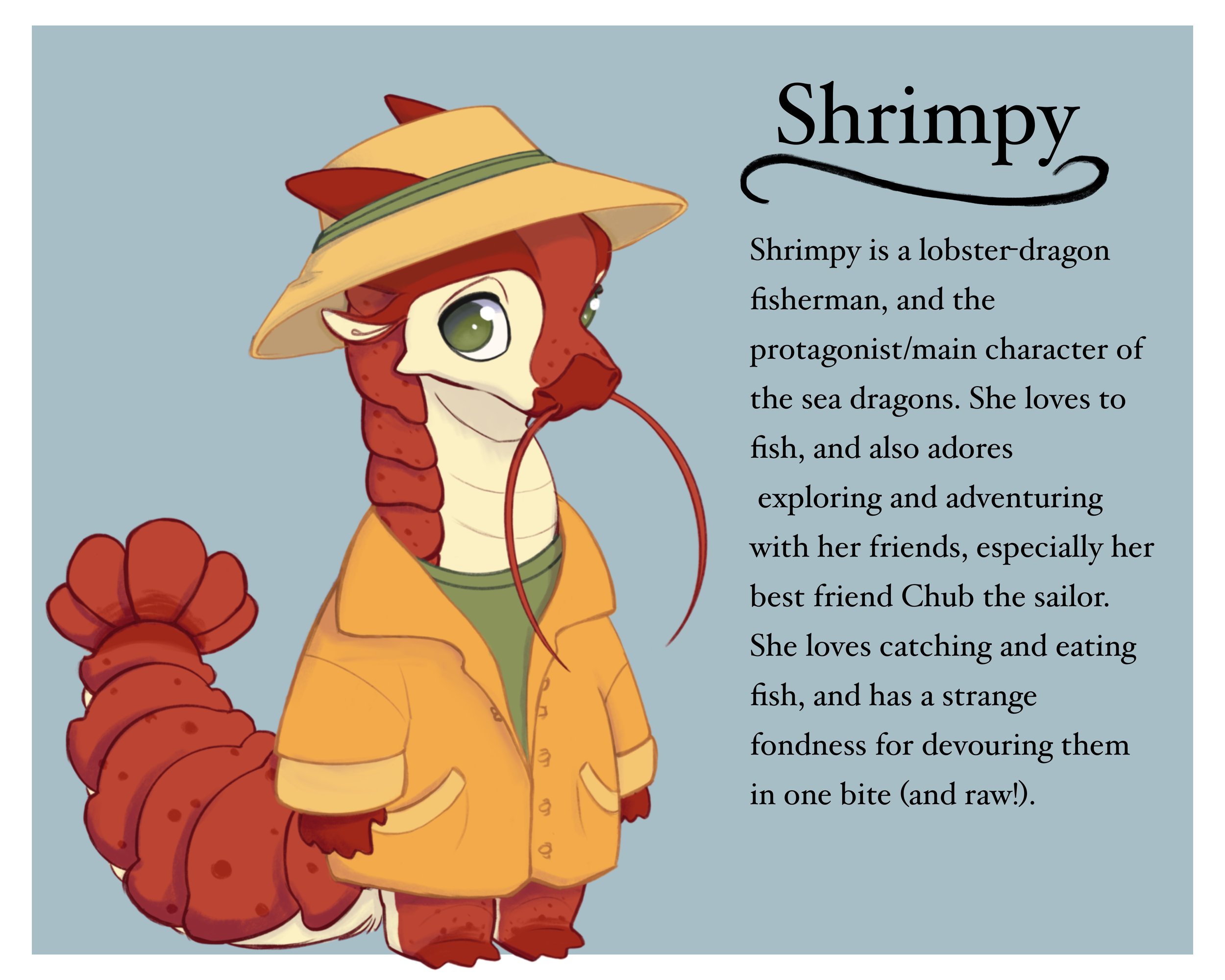 Shrimpy the Lobster Dragon