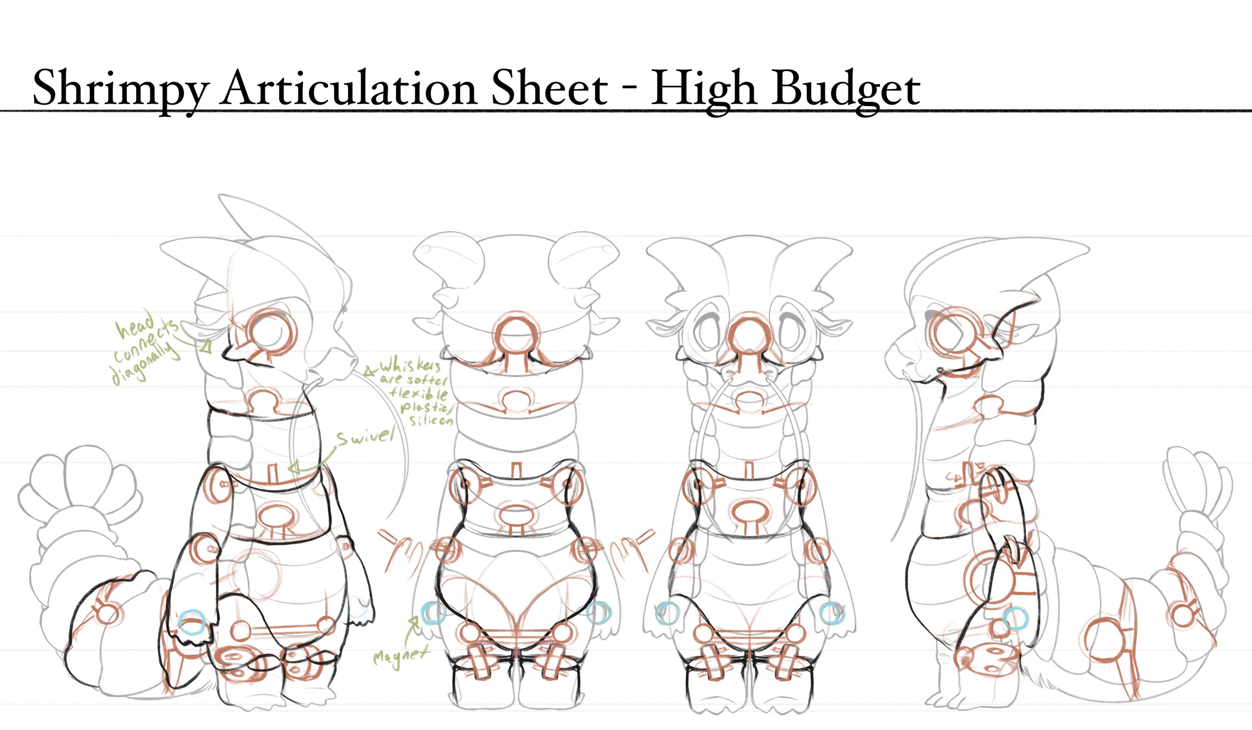 Shrimpy Articulation Sheet - Higher Budget