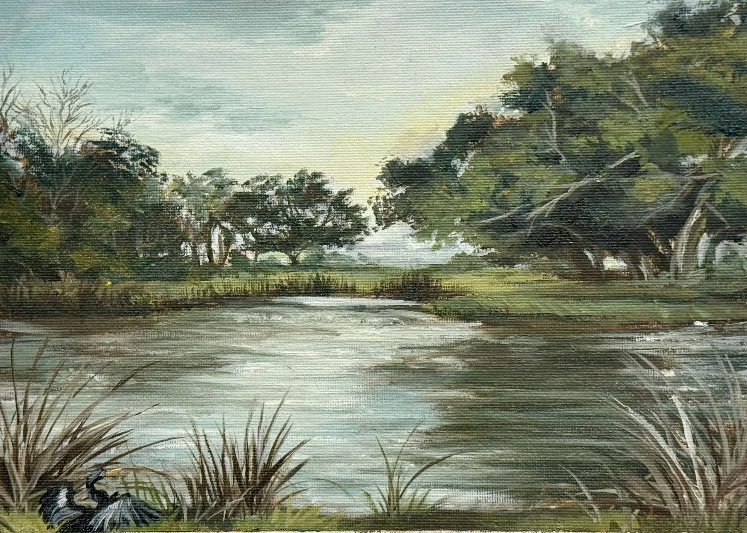 Misty Pond - Oil