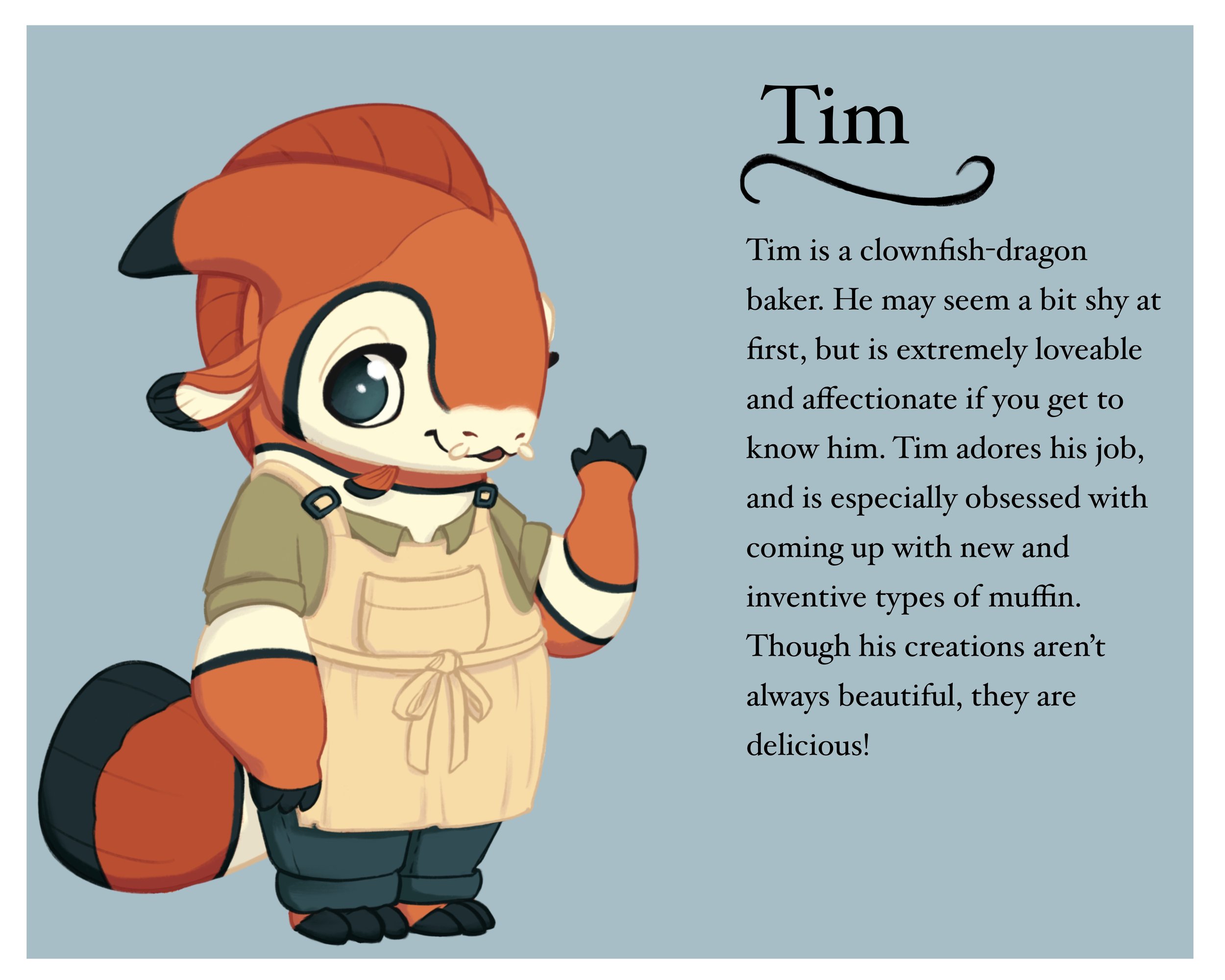 Tim the Clownfish Dragon