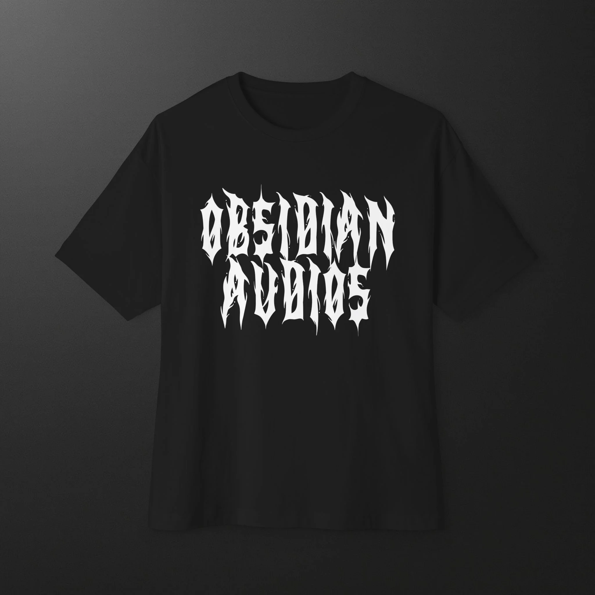 Obsidian Audios Band Style Oversized Tee