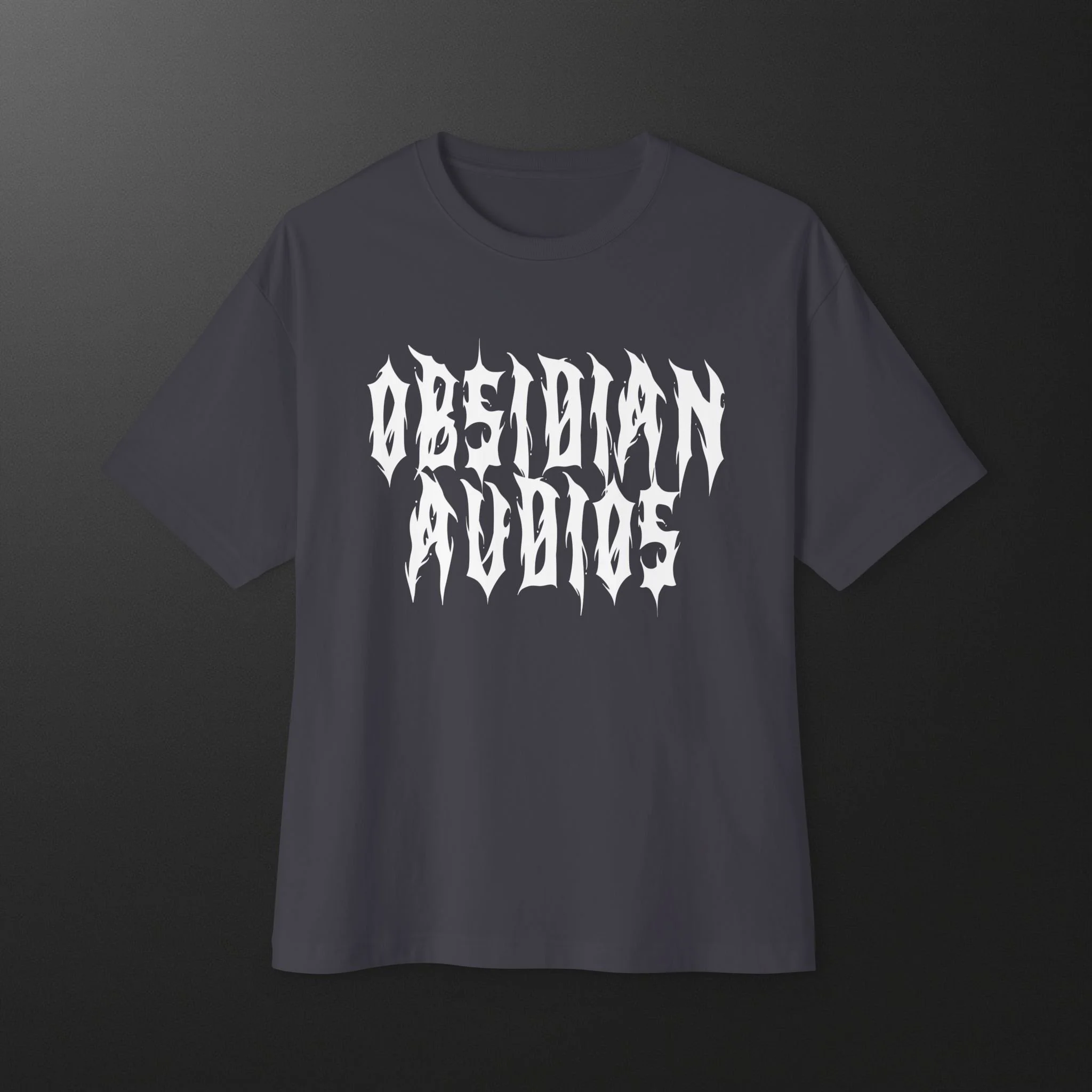 Obsidian Audios Band Style Oversized Tee
