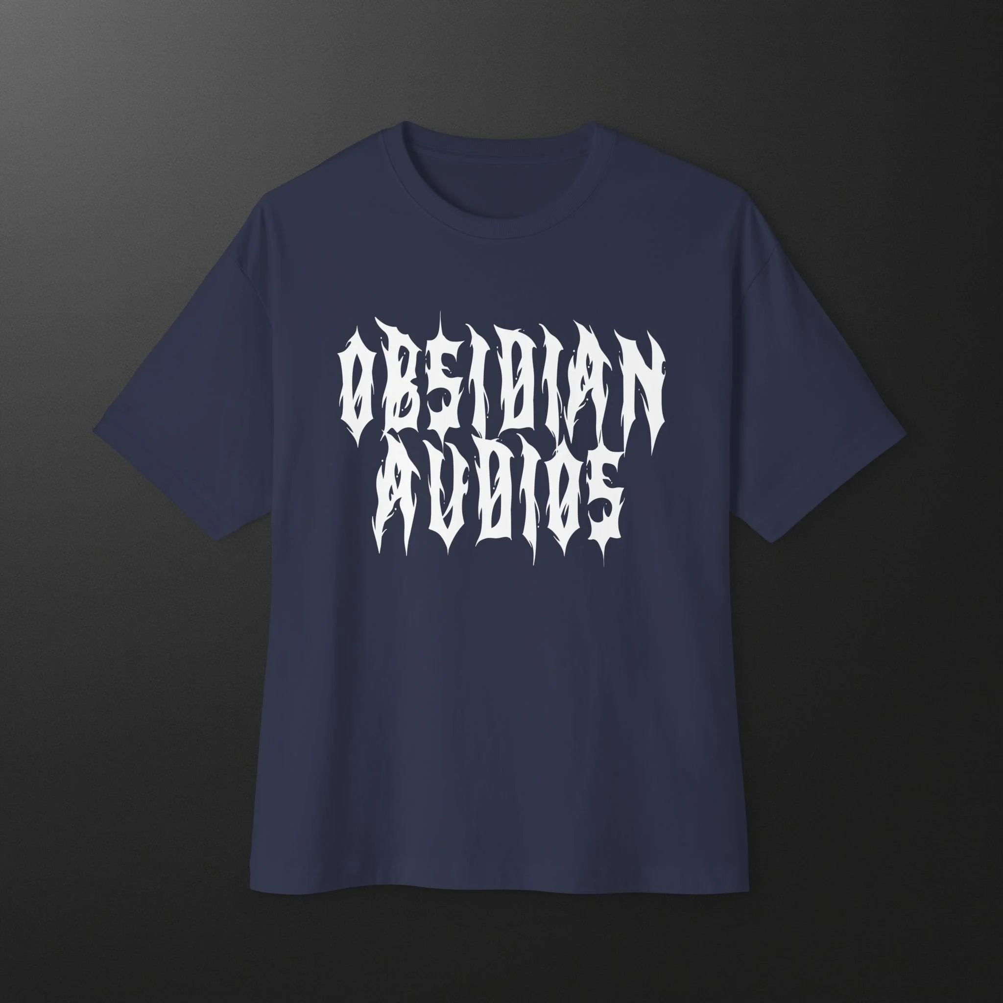 Obsidian Audios Band Style Oversized Tee