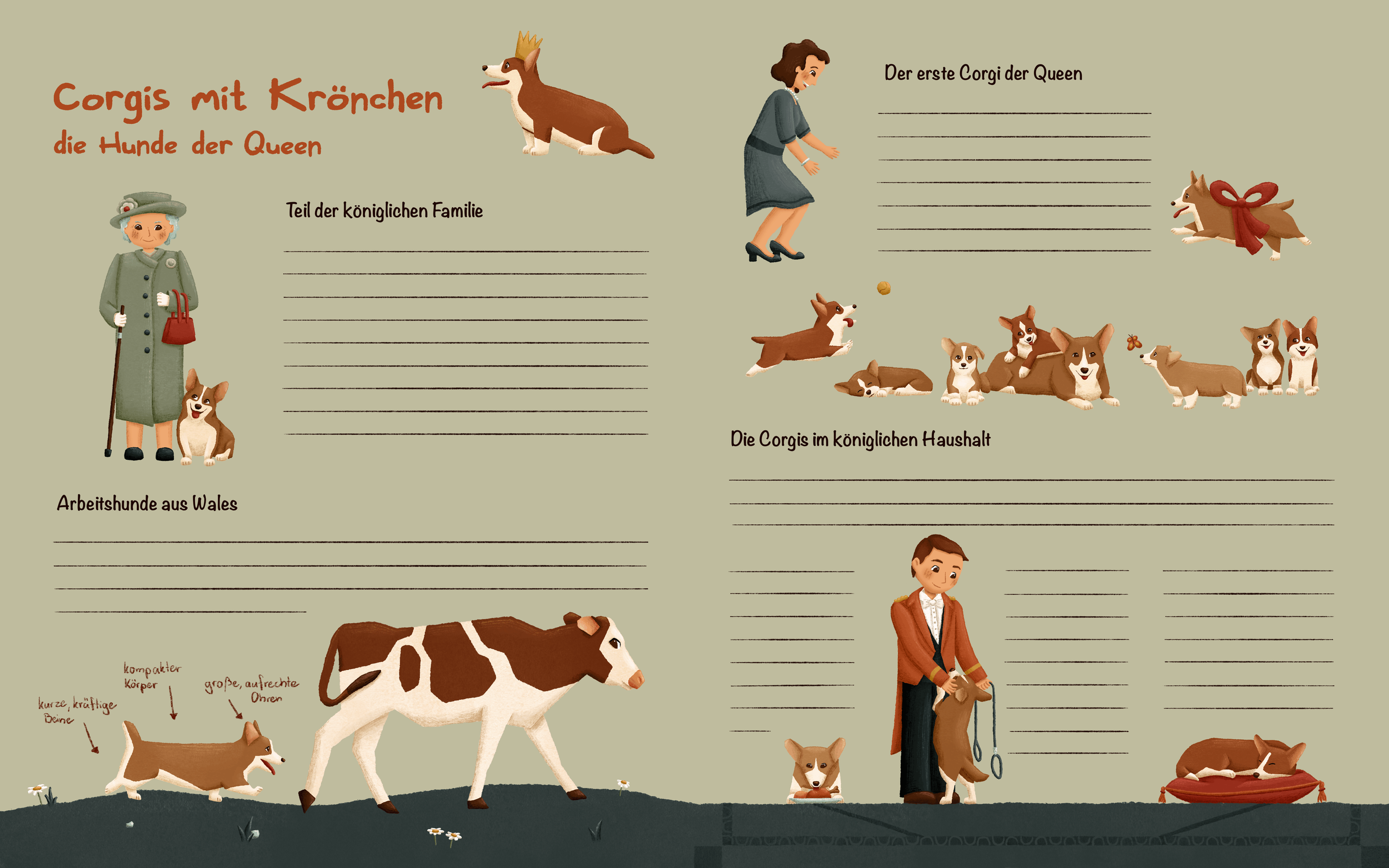 The Queen's Corgis