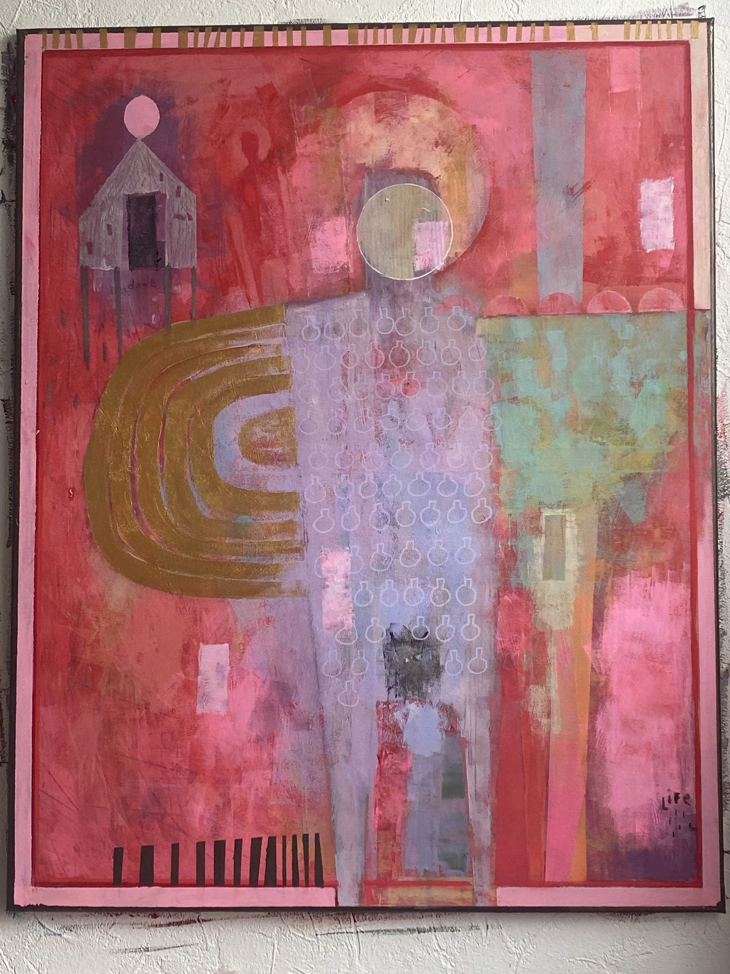 Don't come back to me' painting in response to the poem of the same name.  Acrylic on canvas. 80 x 100cm £850