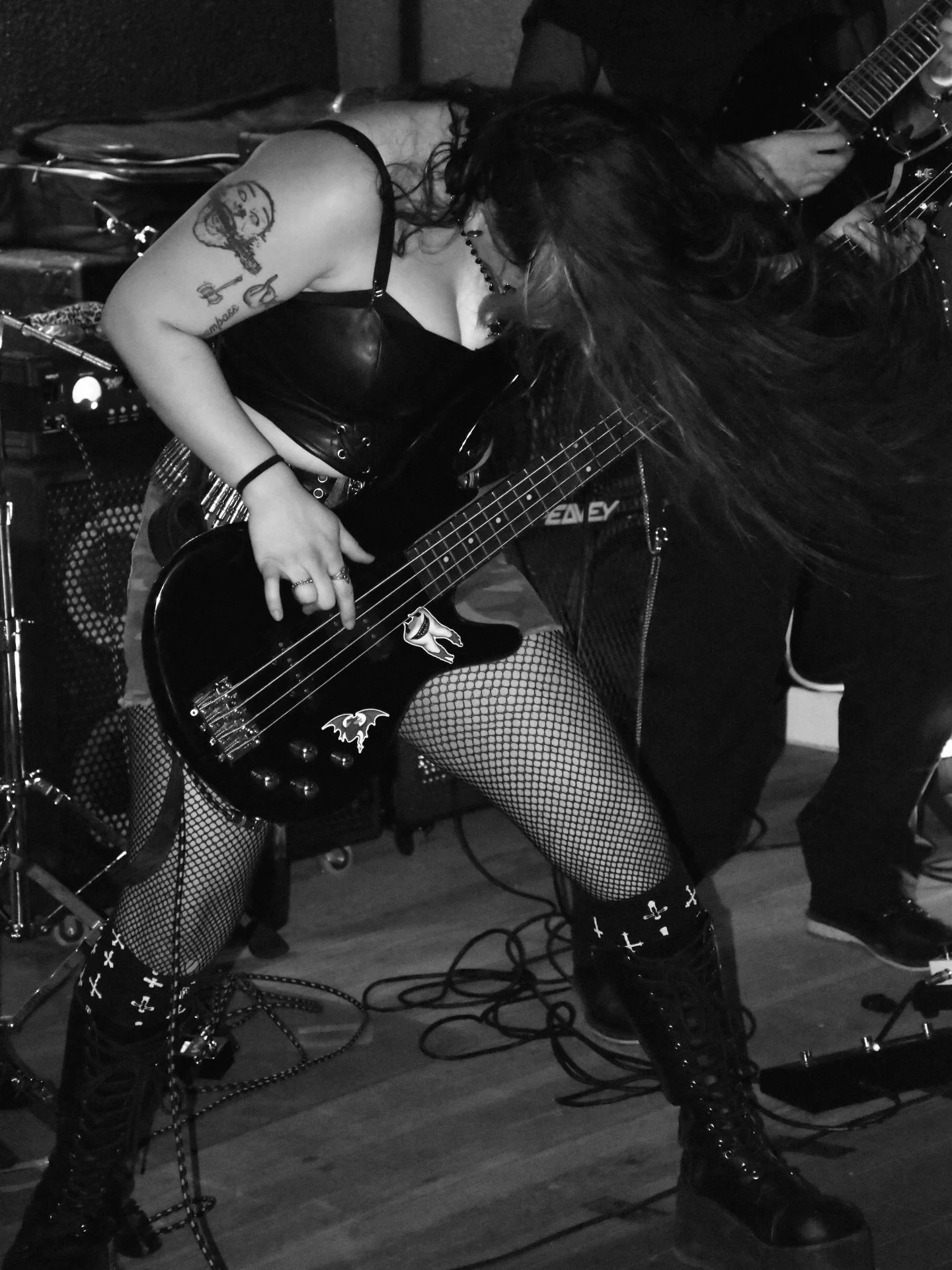 FUN AWESOME PHOTOS FROM @clicks.by.connor 
(Including the silly polaroid) 

Fun run of shows we had the last few weeks :3 

#deathmetal #metalmusic #metalband #njmusic #meow