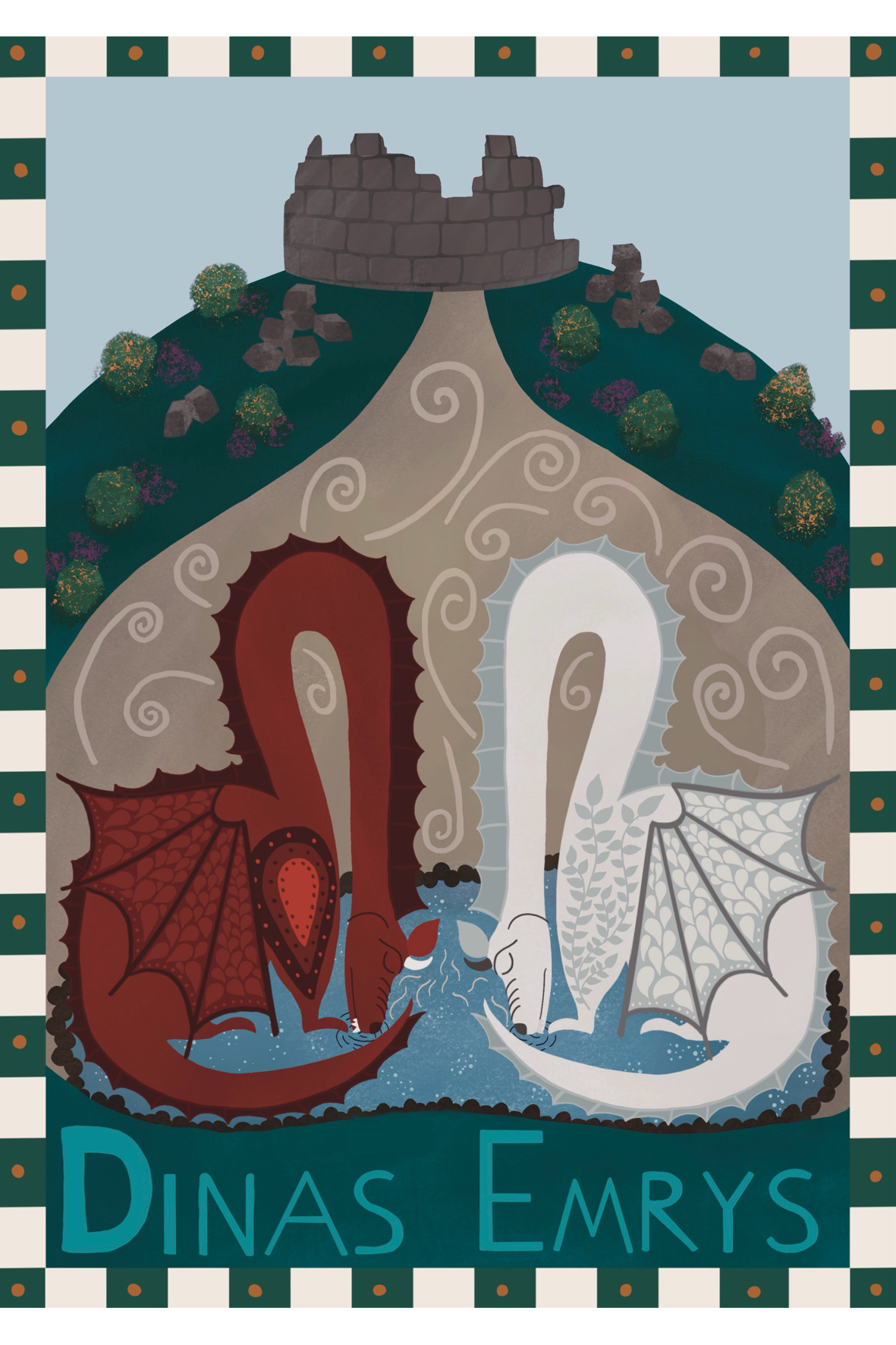 Dinas Emrys Art Print