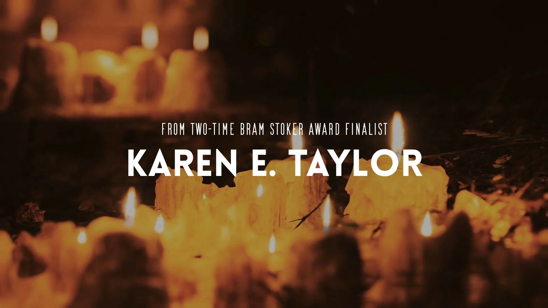 Still from the book trailer Blood Ties  "From two-time Bram Stoker Award finalist Karen E. Taylor".