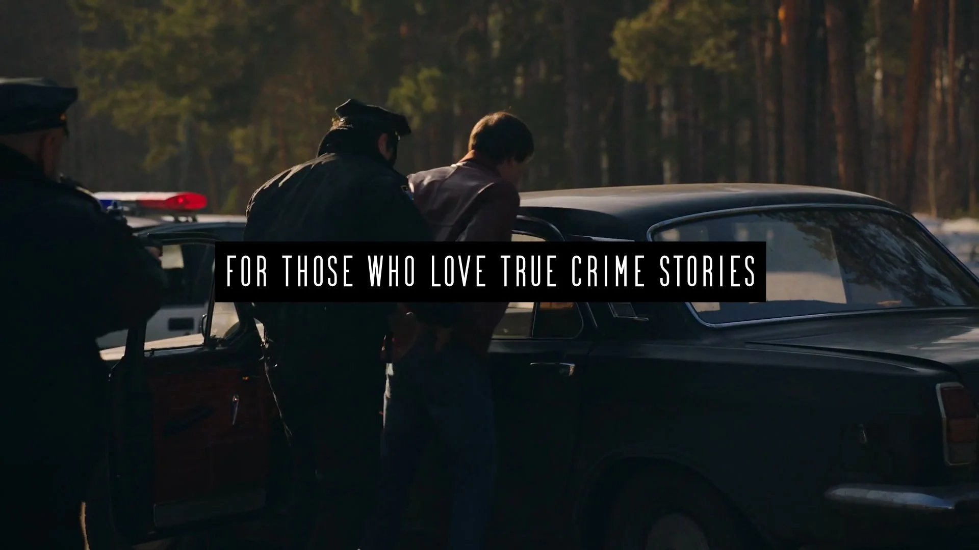 From the book trailer for Lethal Doses by John Madinger, with the text 'For those who love true crime stories'