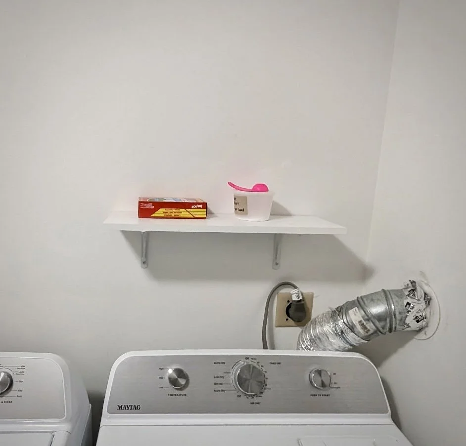 Wall Shelf Installation – Laundry Room Upgrade