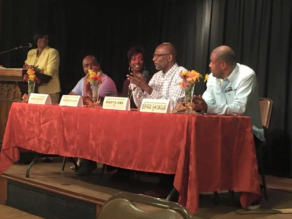 Terry Talking at a Author panel