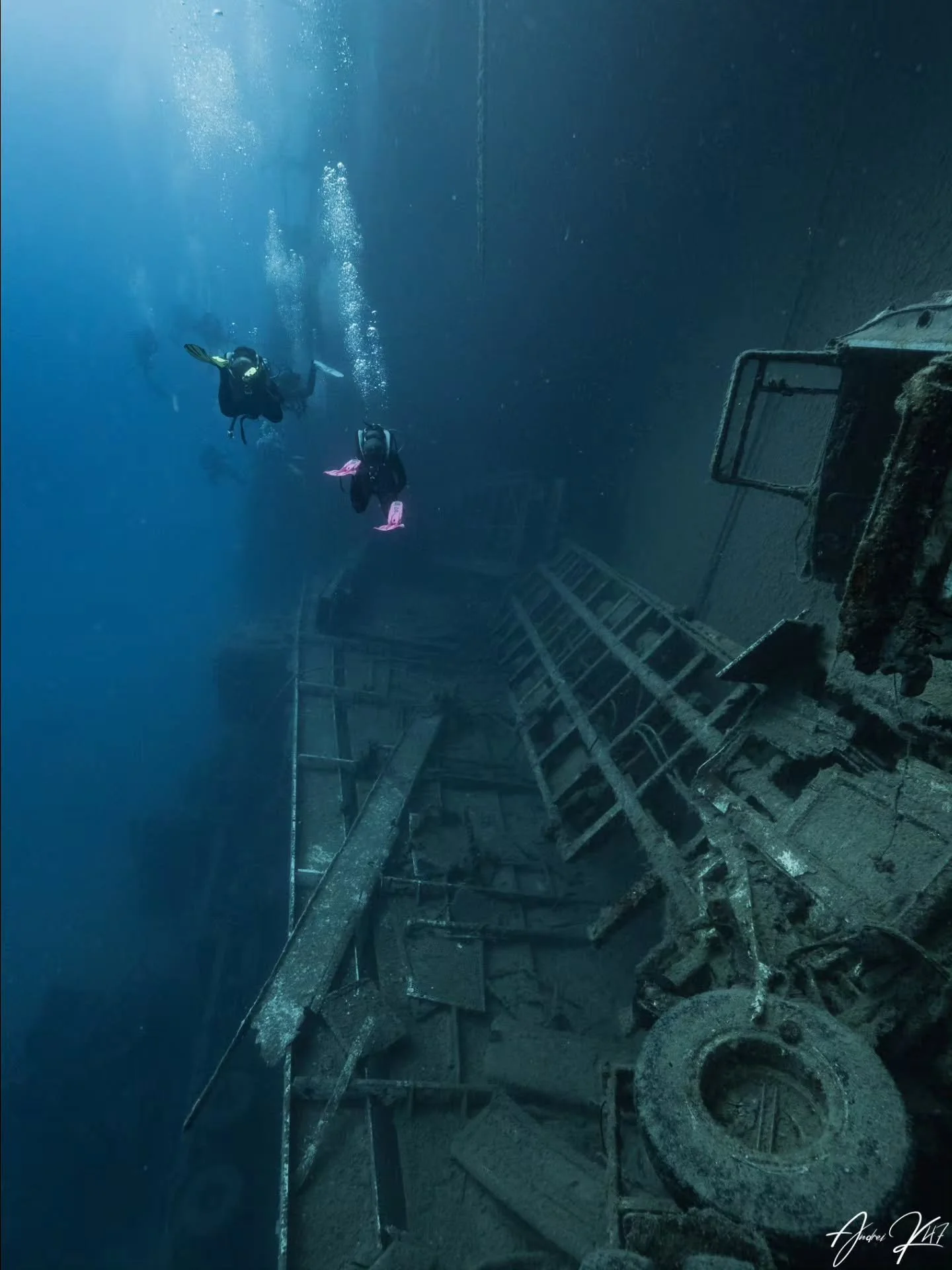 Just a short boat ride from Larnaca lies the Zenobia - a massive 172-meter-long roll-on/roll-off ferry that sank in 1980 during her maiden voyage, reportedly due to a computer software error in her automated ballasting system.

Today, Zenobia is cons