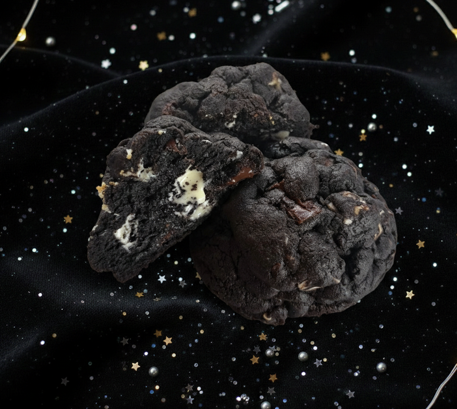 Midnight Eclipse Cookies (4 cookies)
