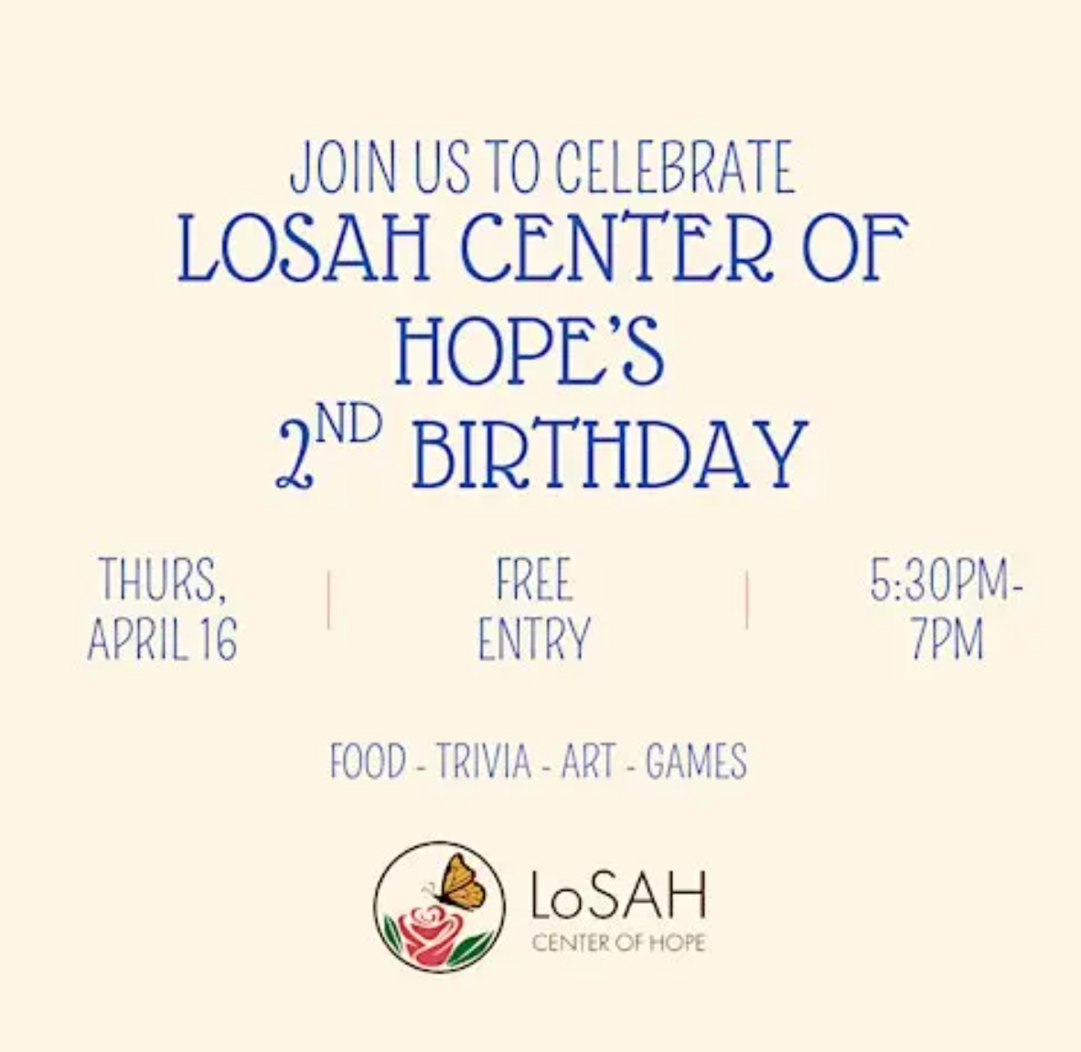 LoSAH 2nd Birthday!