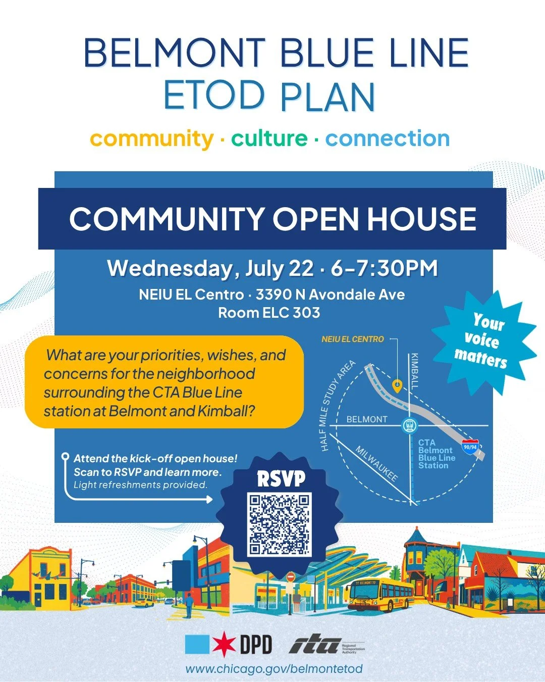 Belmont Blue Line ETOD Plan Community Open House