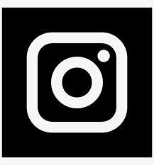 Instagram logo icon on a black background