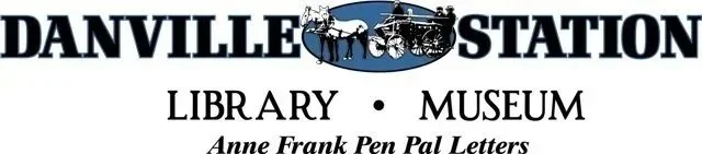 Logo for Danville Station Library and Museum featuring an illustration of a horse-drawn carriage.