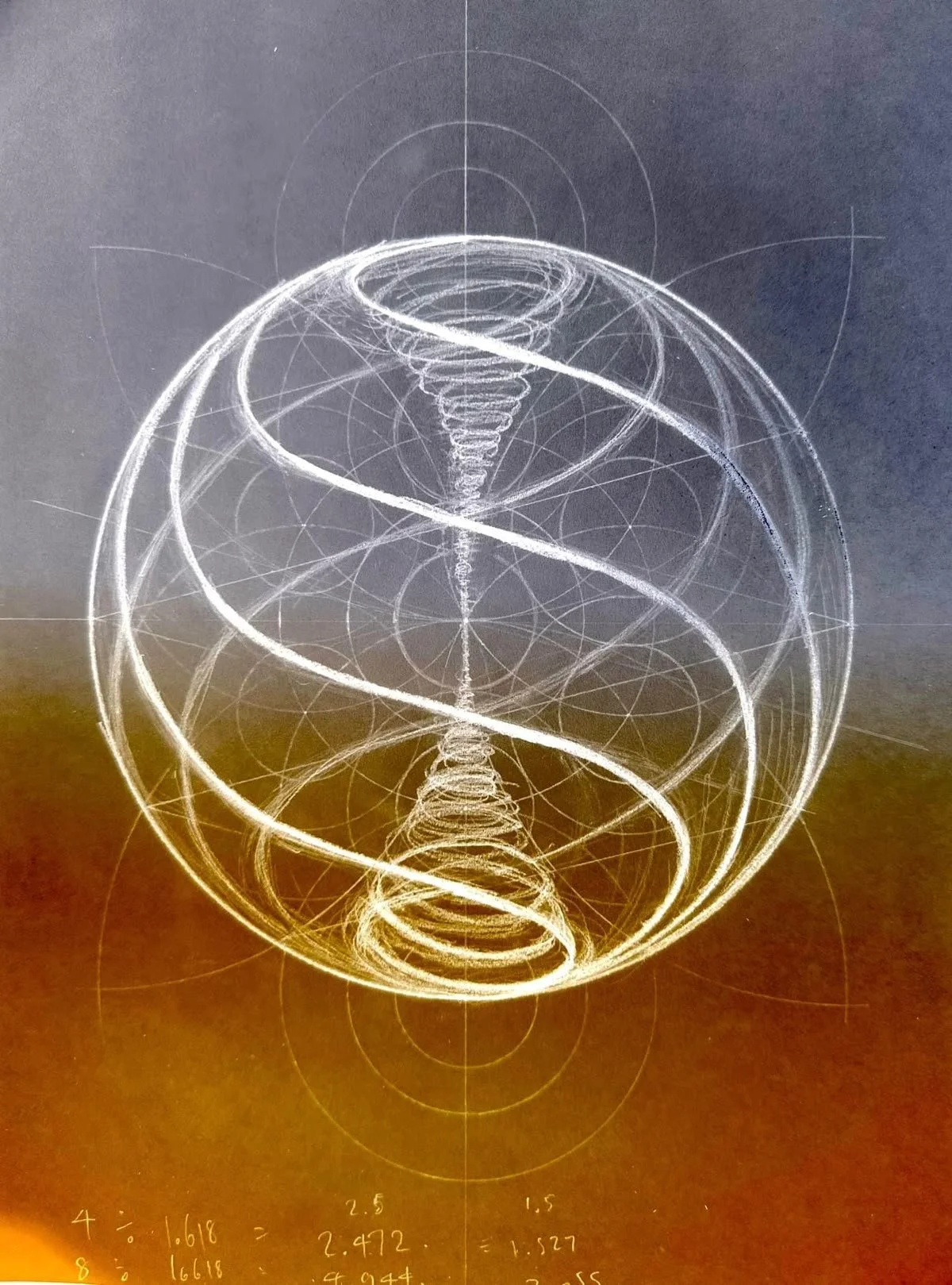 Poros Astrology Spiral Art