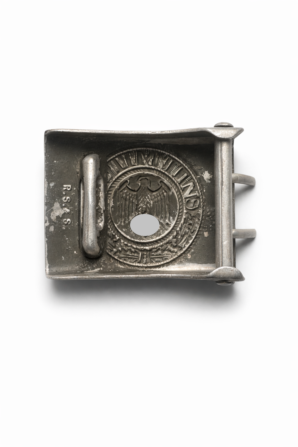 Wehrmacht Koppelschloss RS&S Alu Rückseite.png