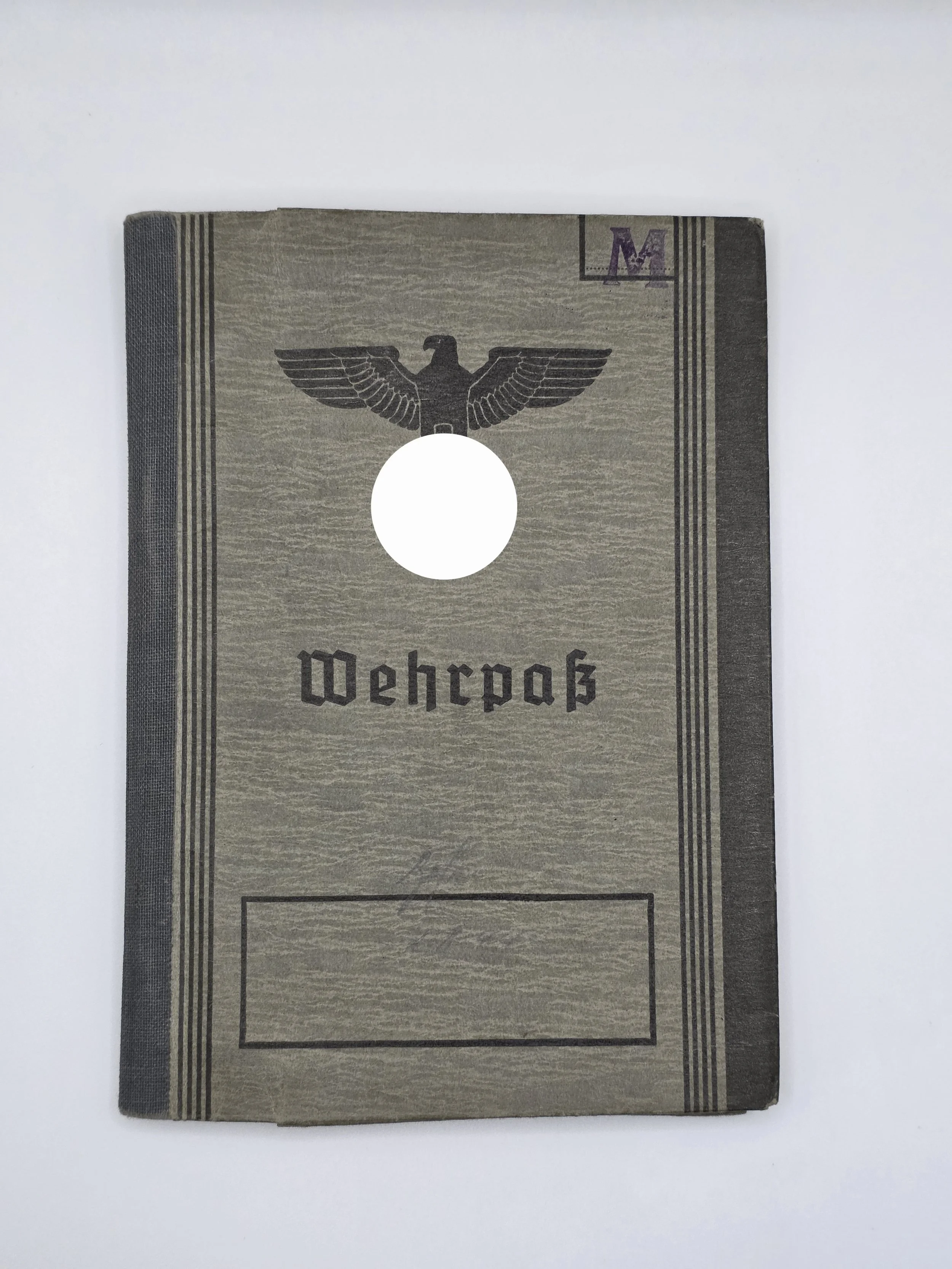 Wehrpass Gregor Mahler aus Würzburg-div. Verwendungen als Gefreiter
