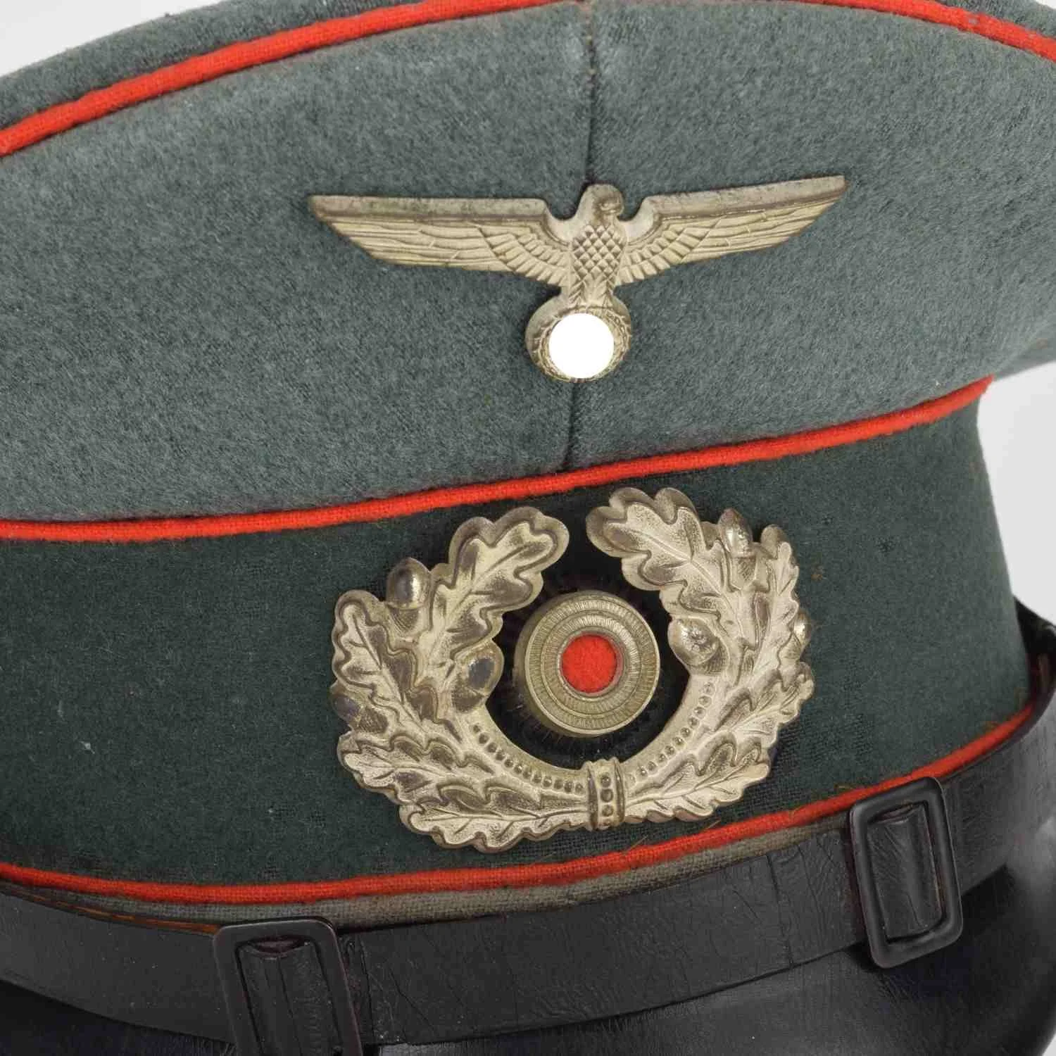 Wehrmacht Schirmmütze Artillerie Mannschaften – Trägername E. Schucker – Donaueschingen