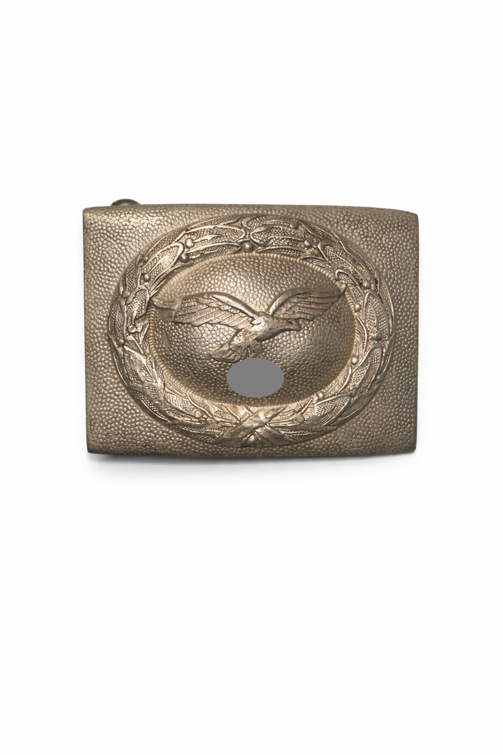 Koppelschloss der Luftwaffe  Aluminium  A 39  Hersteller Hermann Aurich, Dresden