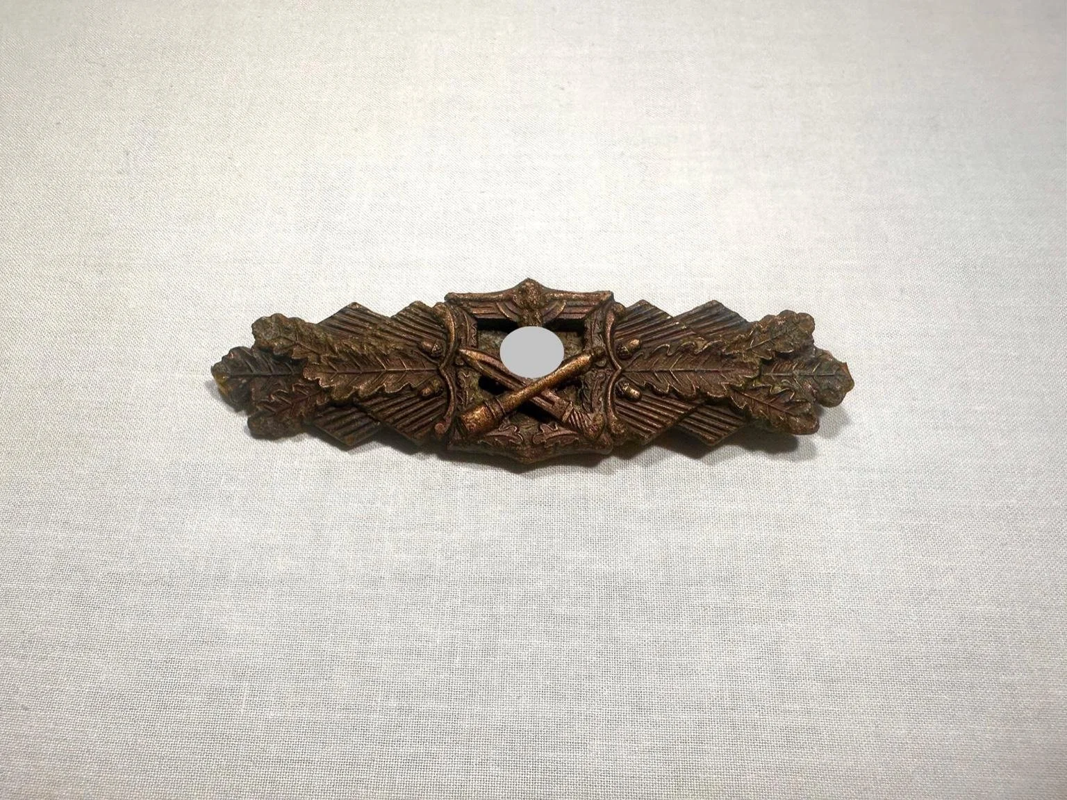 Nahkampfspange Bronze JFS, Königsberg