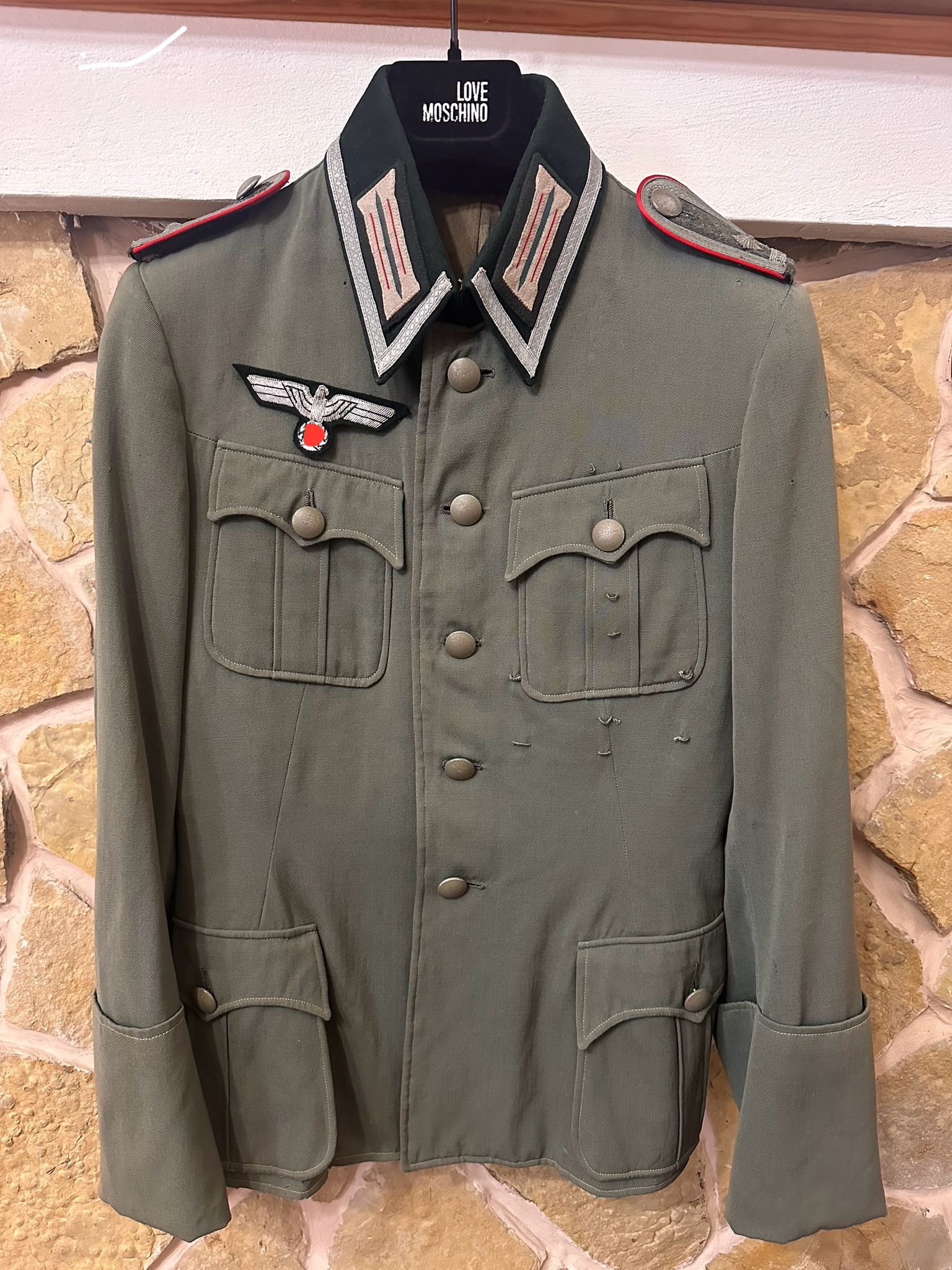 Viertaschenrock/ Waffenrock Wehrmacht Feldwebel der Artillerie