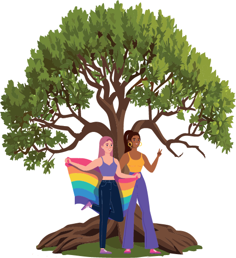 Gays Eating Garlic Bread in the Park