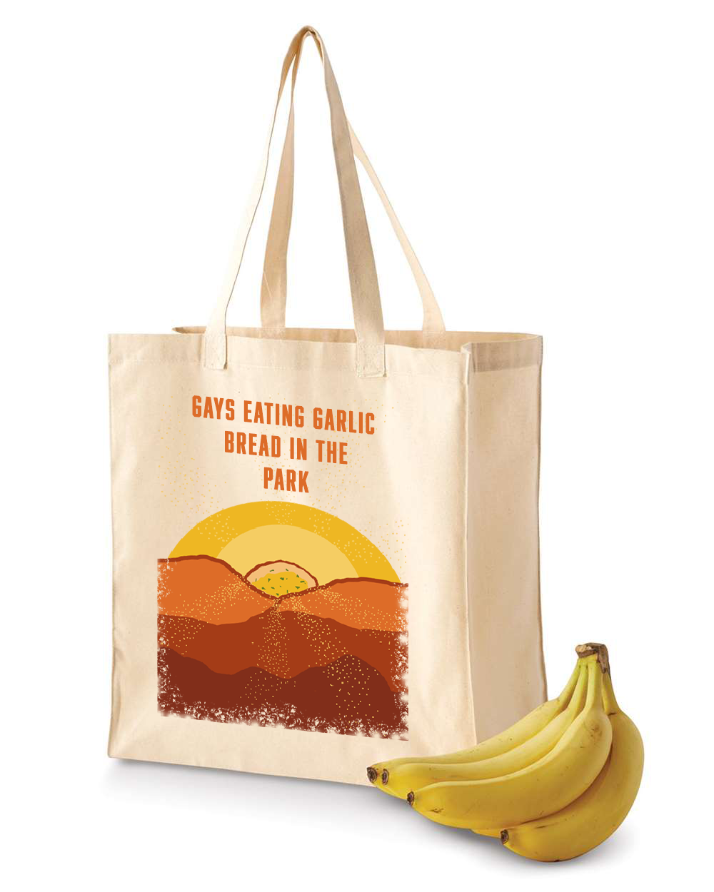 Garlic Sunset Tote Bag