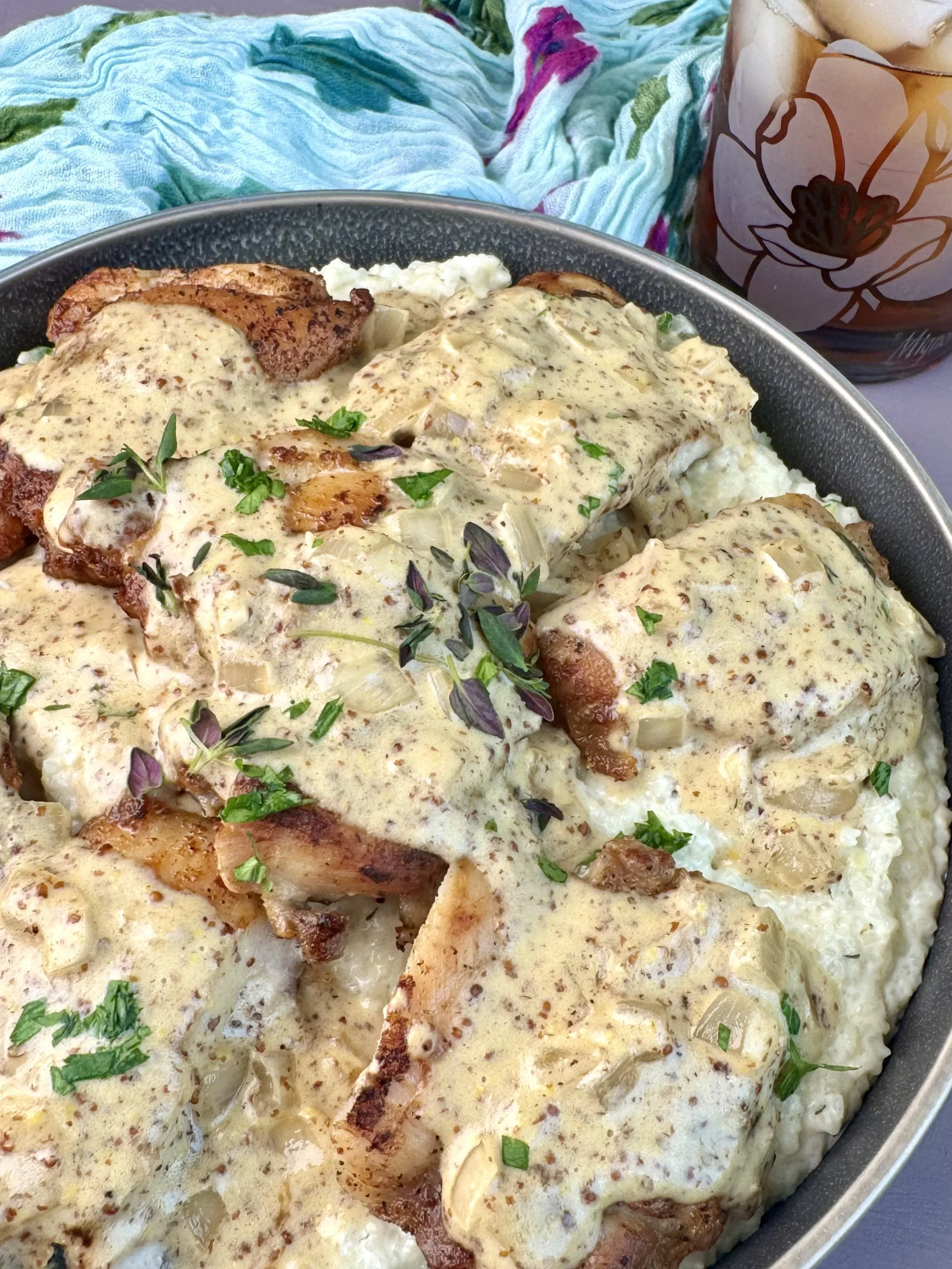 Creamy creole mustard chicken 