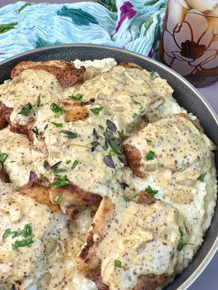 Creamy Creole Mustard Chicken