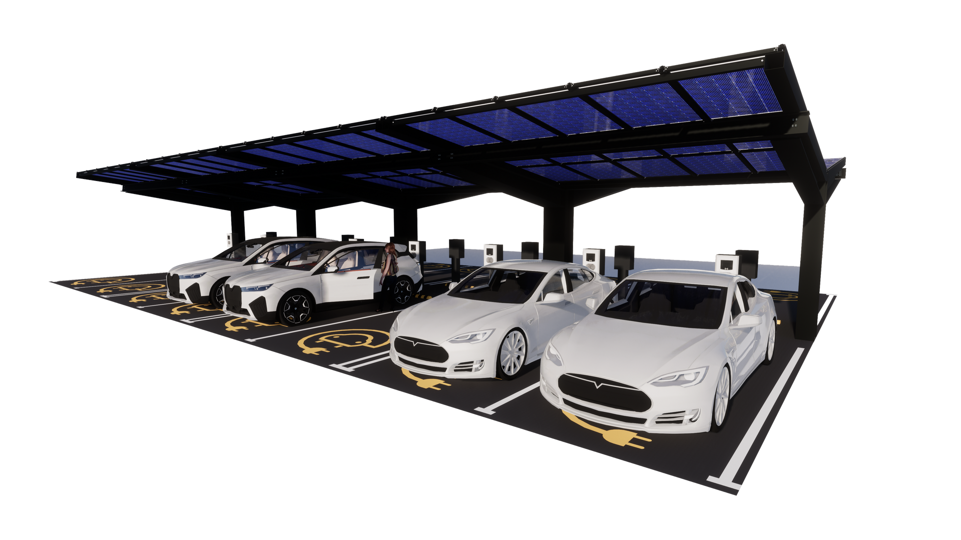 Zonnecarport volledig aanpasbaar naar wens van PSE-Energy
