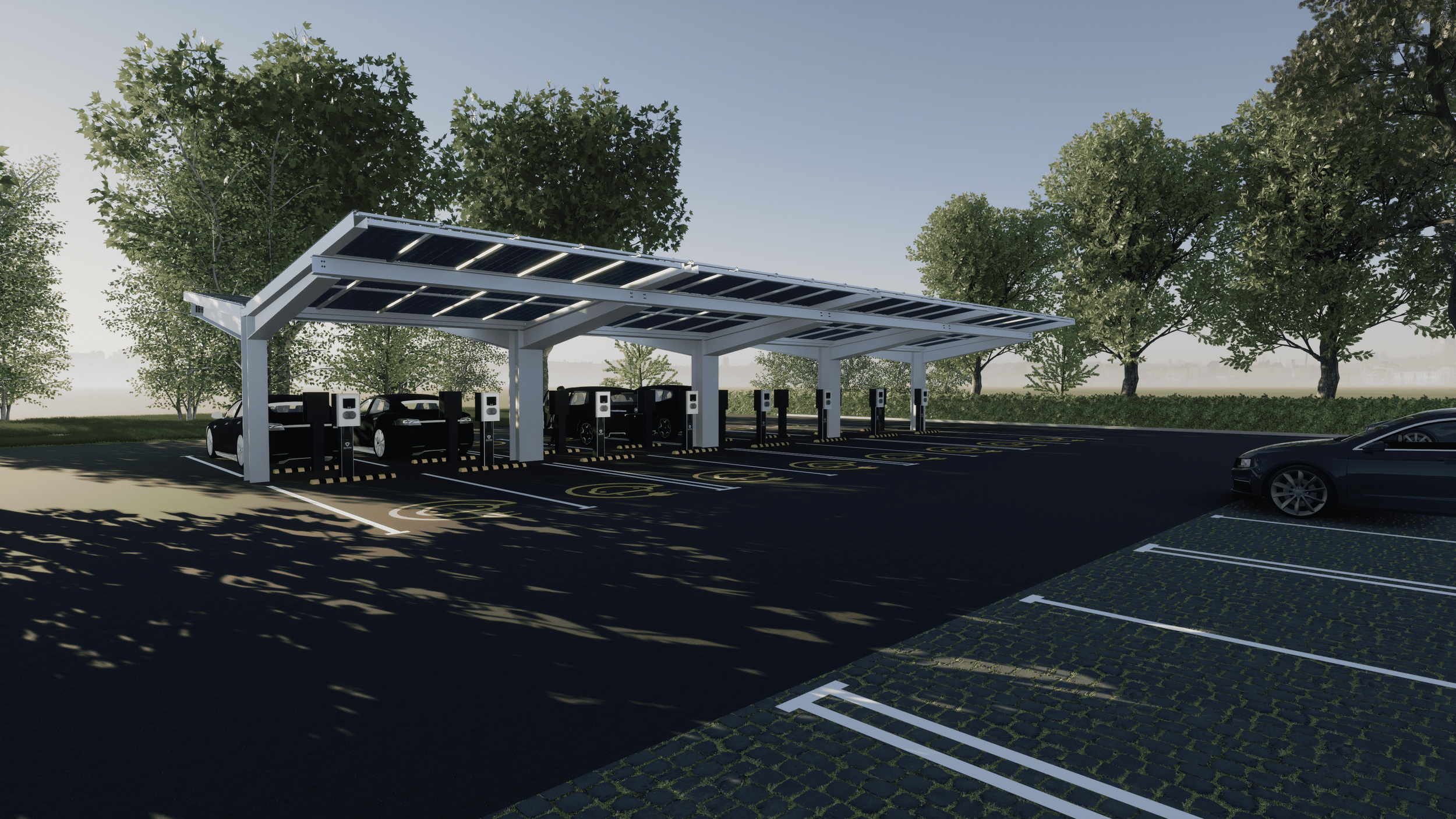 Solarcarport aanvraag bij PSE-Energy