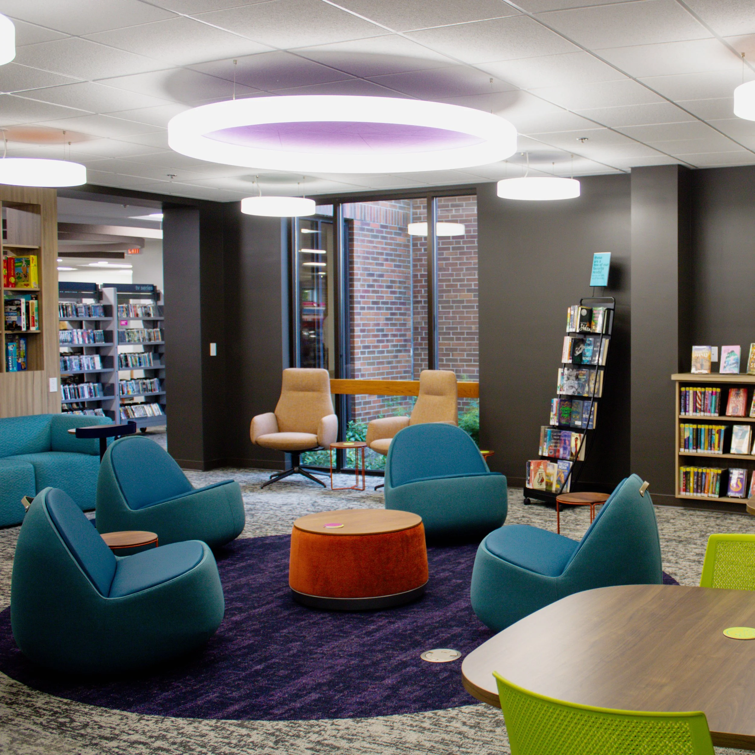 Teen area of the library