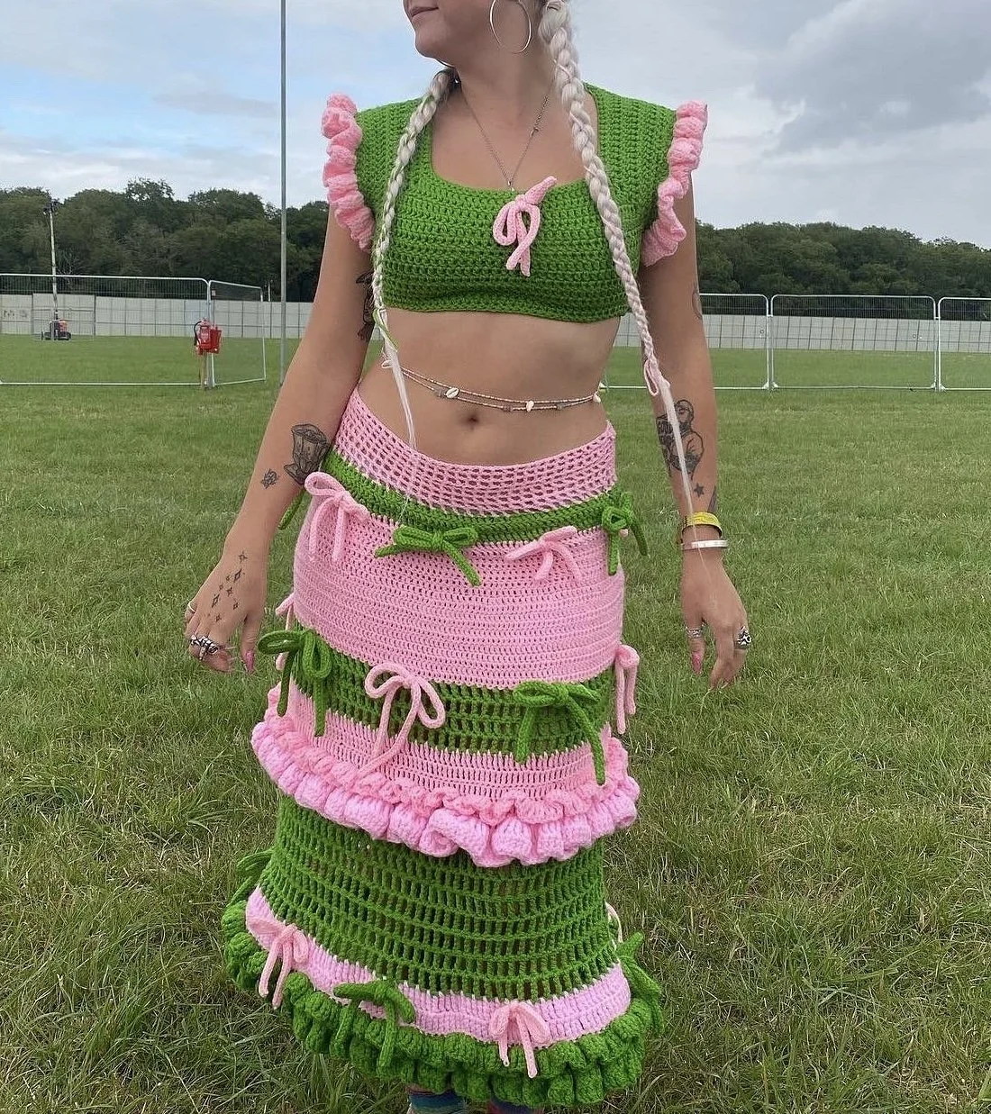 Knitwear two piece (2023) available for loan 