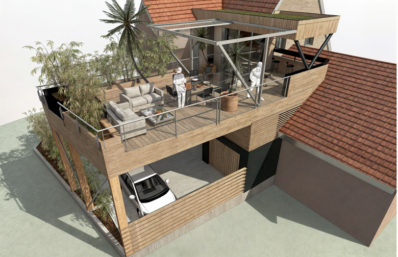 TERRASSE / JARDIN SUSPENDU 